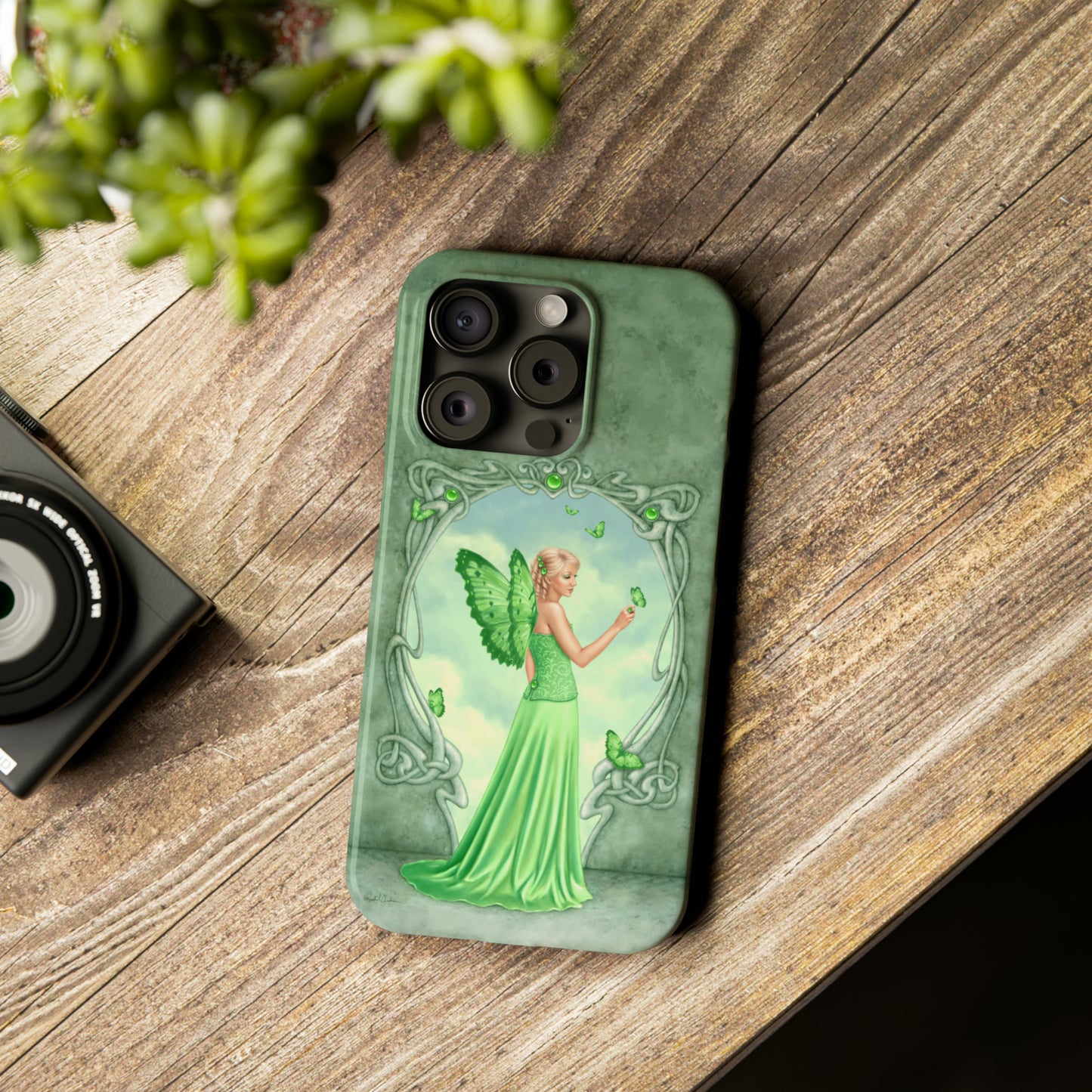 Phone Case - Peridot Birthstone Fairy