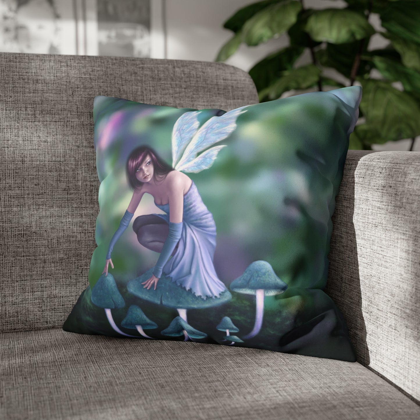 Throw Pillow Cover - Periwinkle