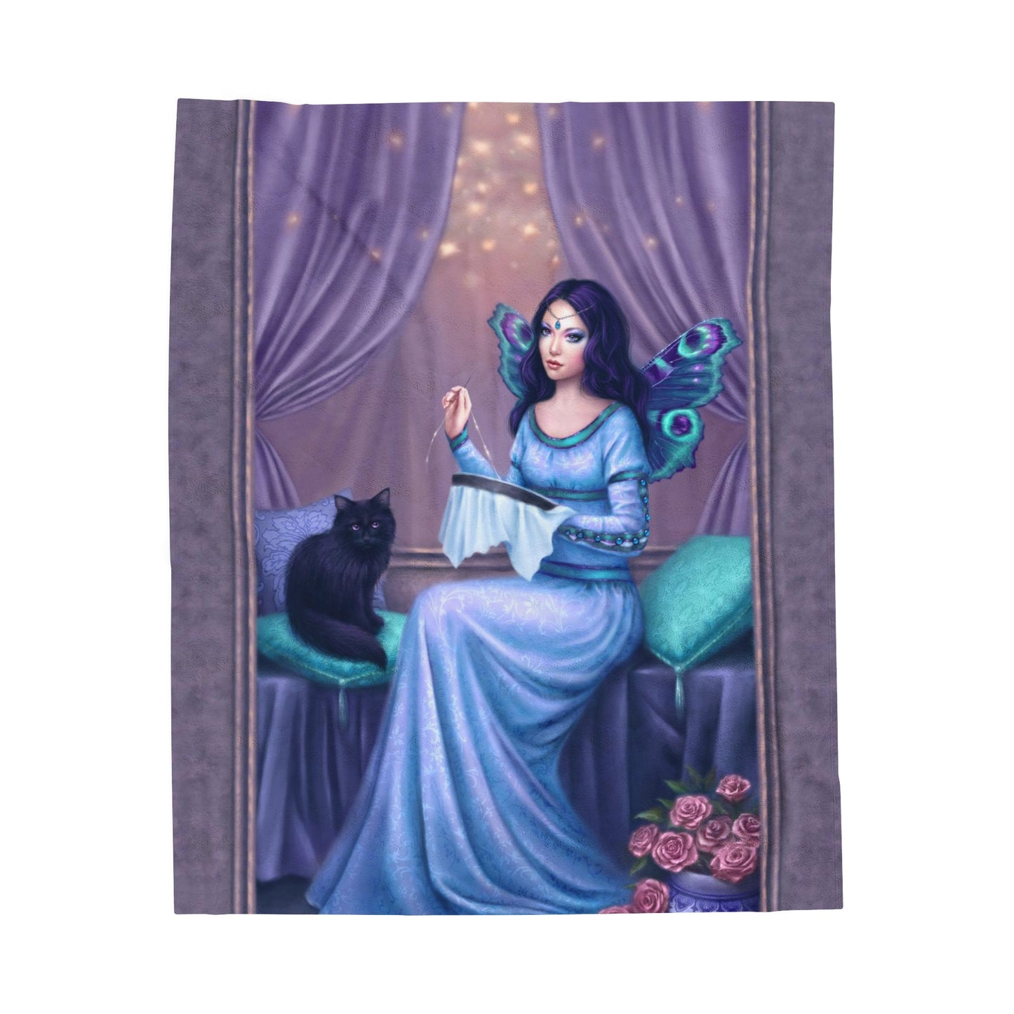 Velveteen Plush Blanket - Ariadne