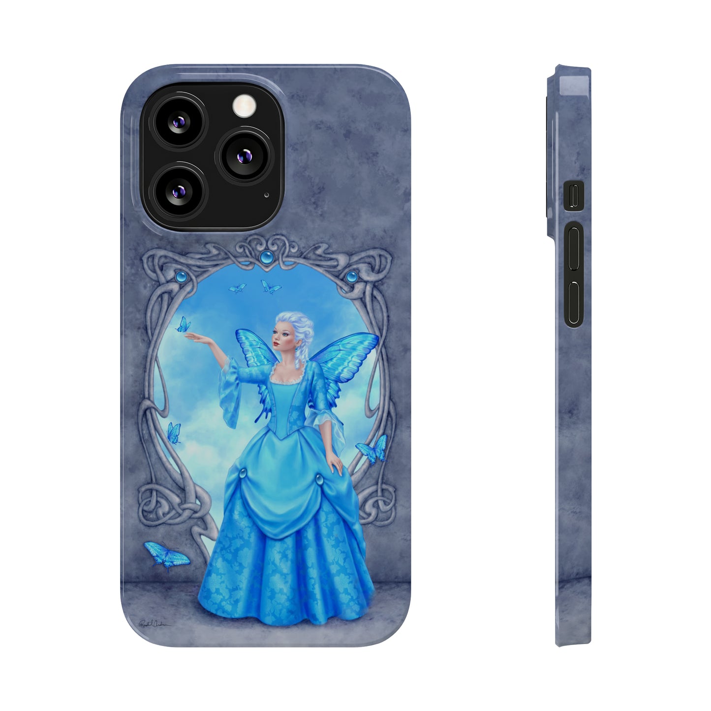 Phone Case - Blue Topaz Birthstone Fairy