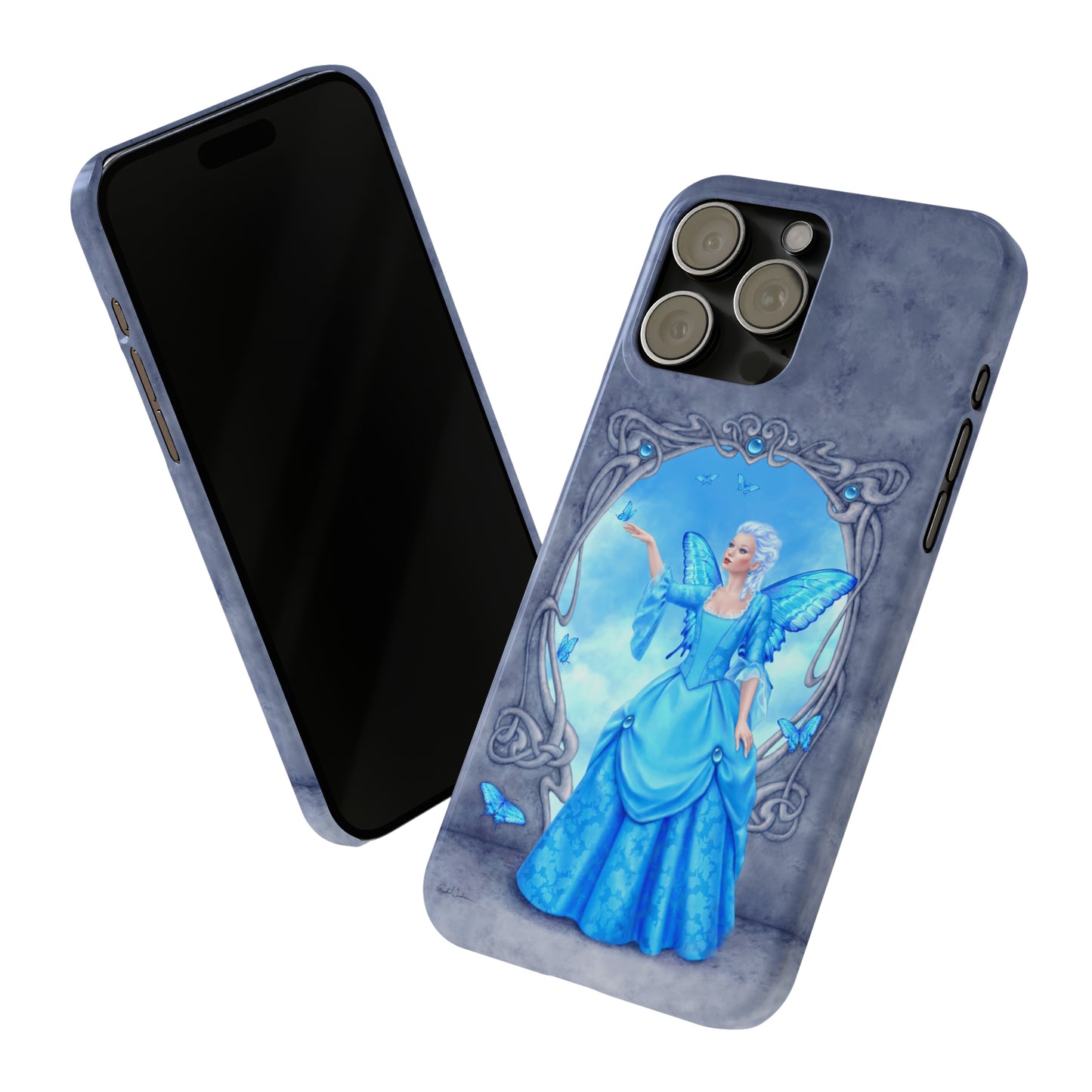 Phone Case - Blue Topaz Birthstone Fairy