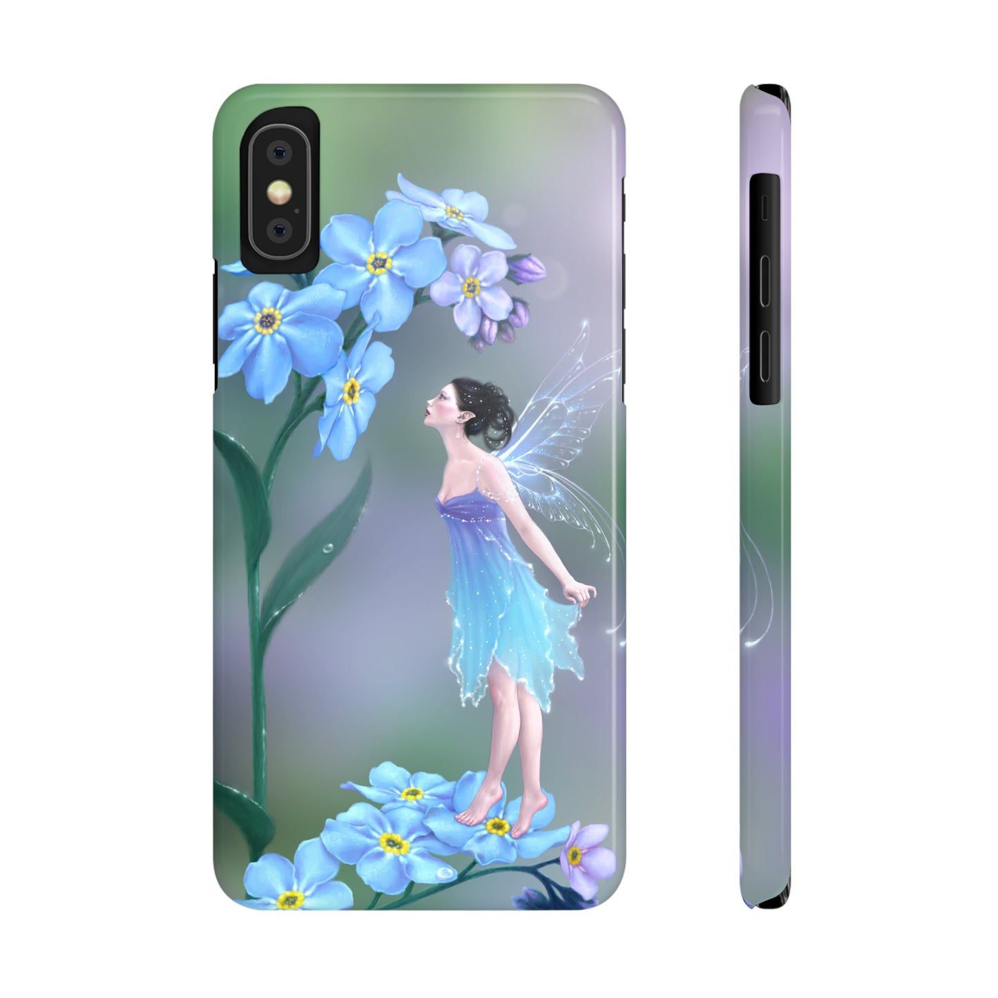 Slim Phone Case - Forget-Me-Not