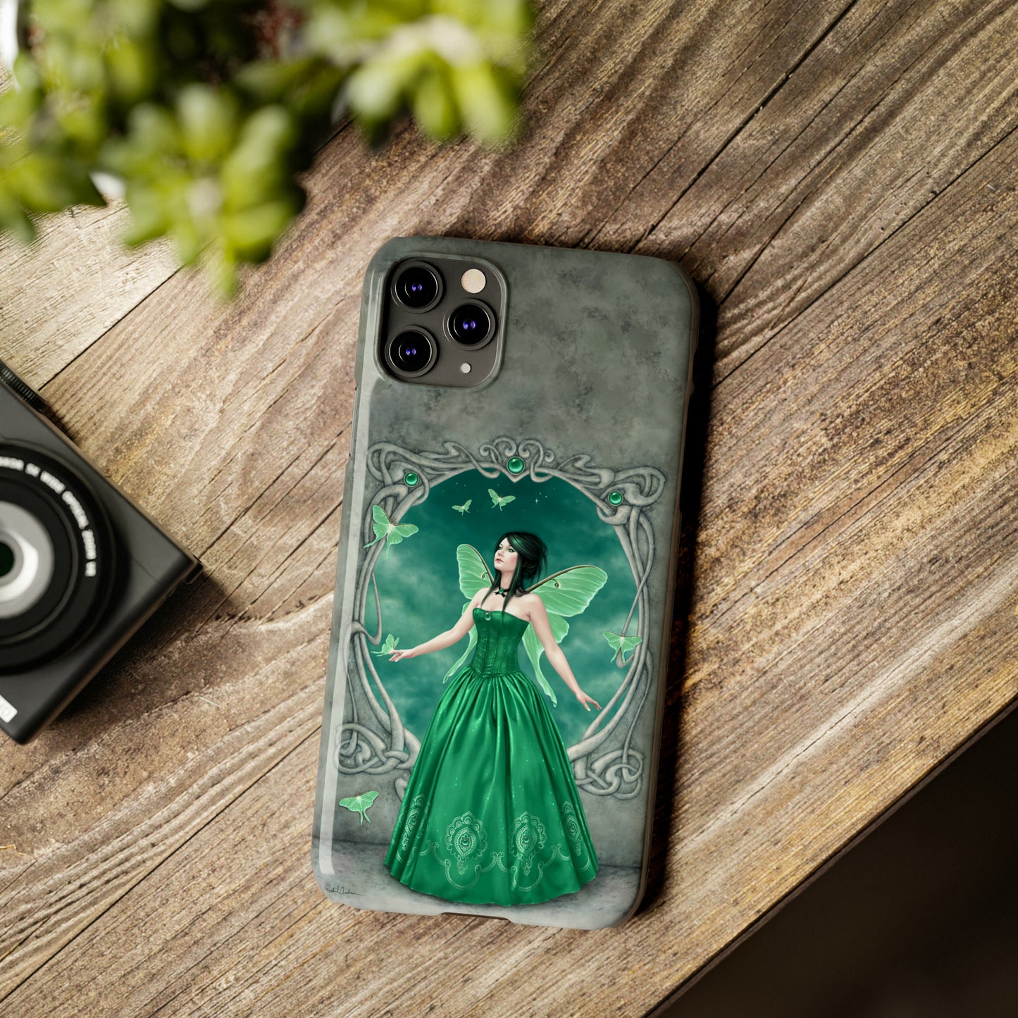 Phone Case - Emerald Birthstone Fairy