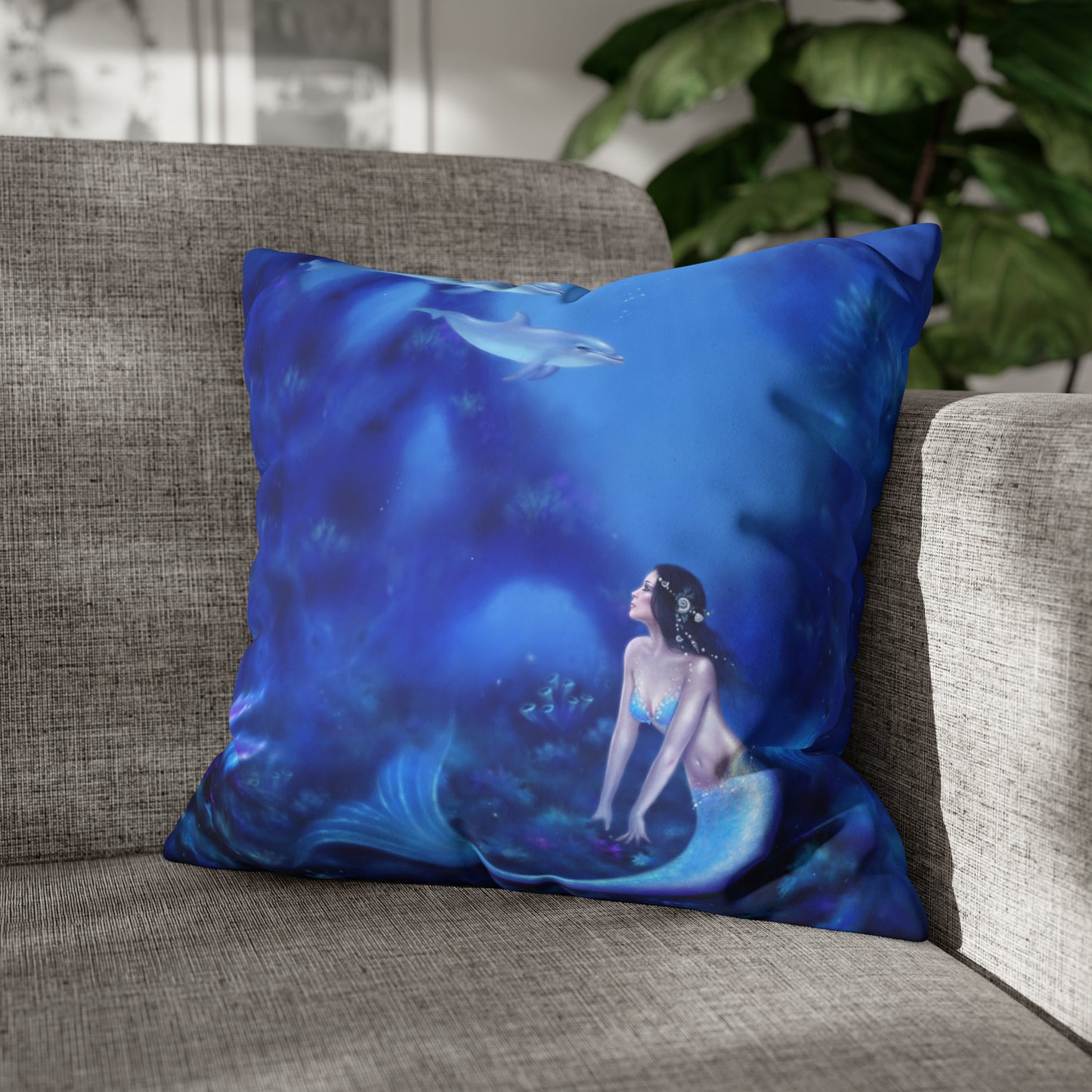 Throw Pillow Cover - Ultramarine