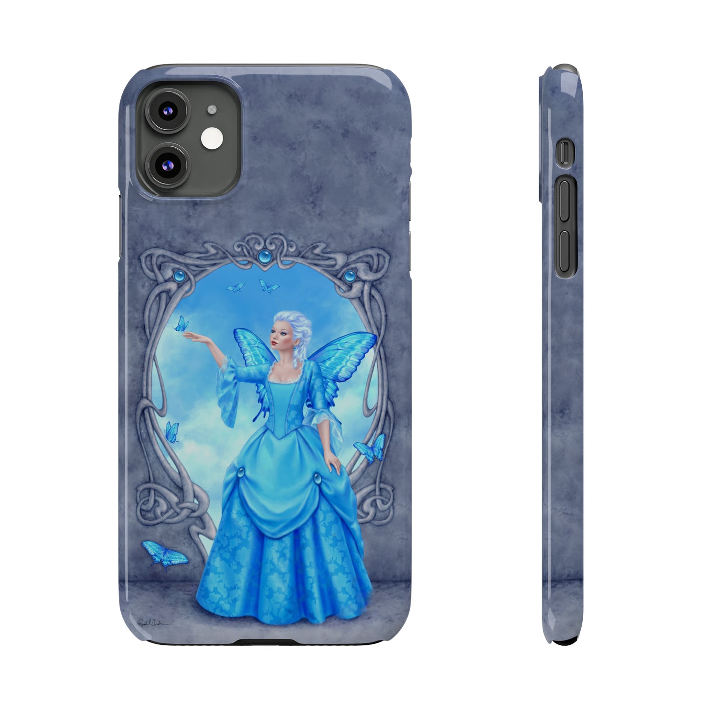 Phone Case - Blue Topaz Birthstone Fairy