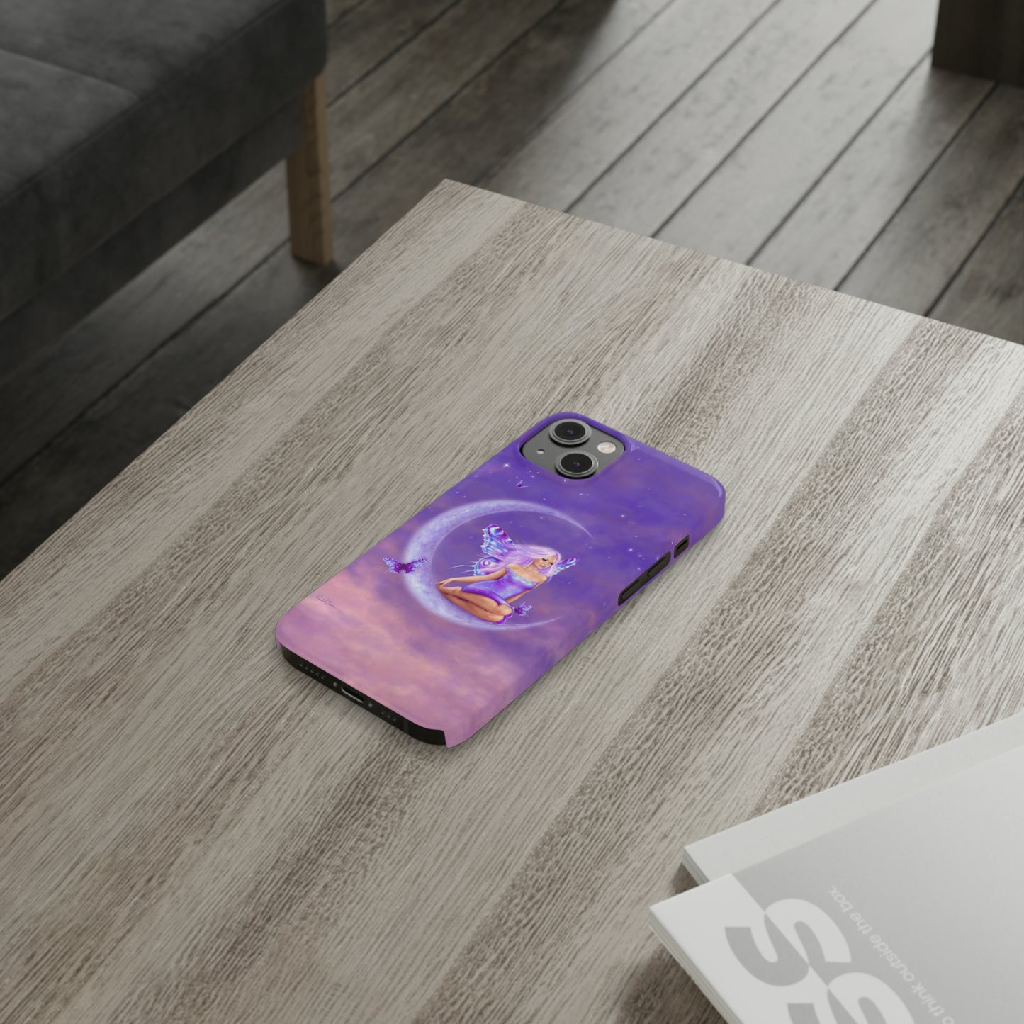 Slim Phone Case - Lavender Moon