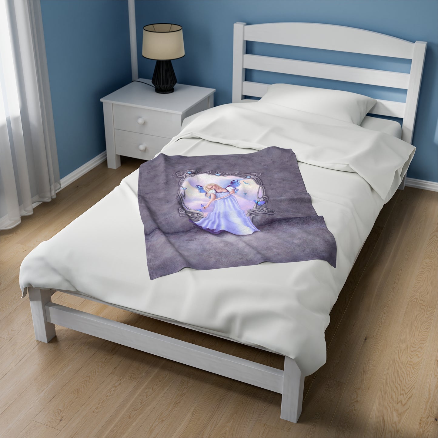 Plush Blanket - Birthstones - Opal