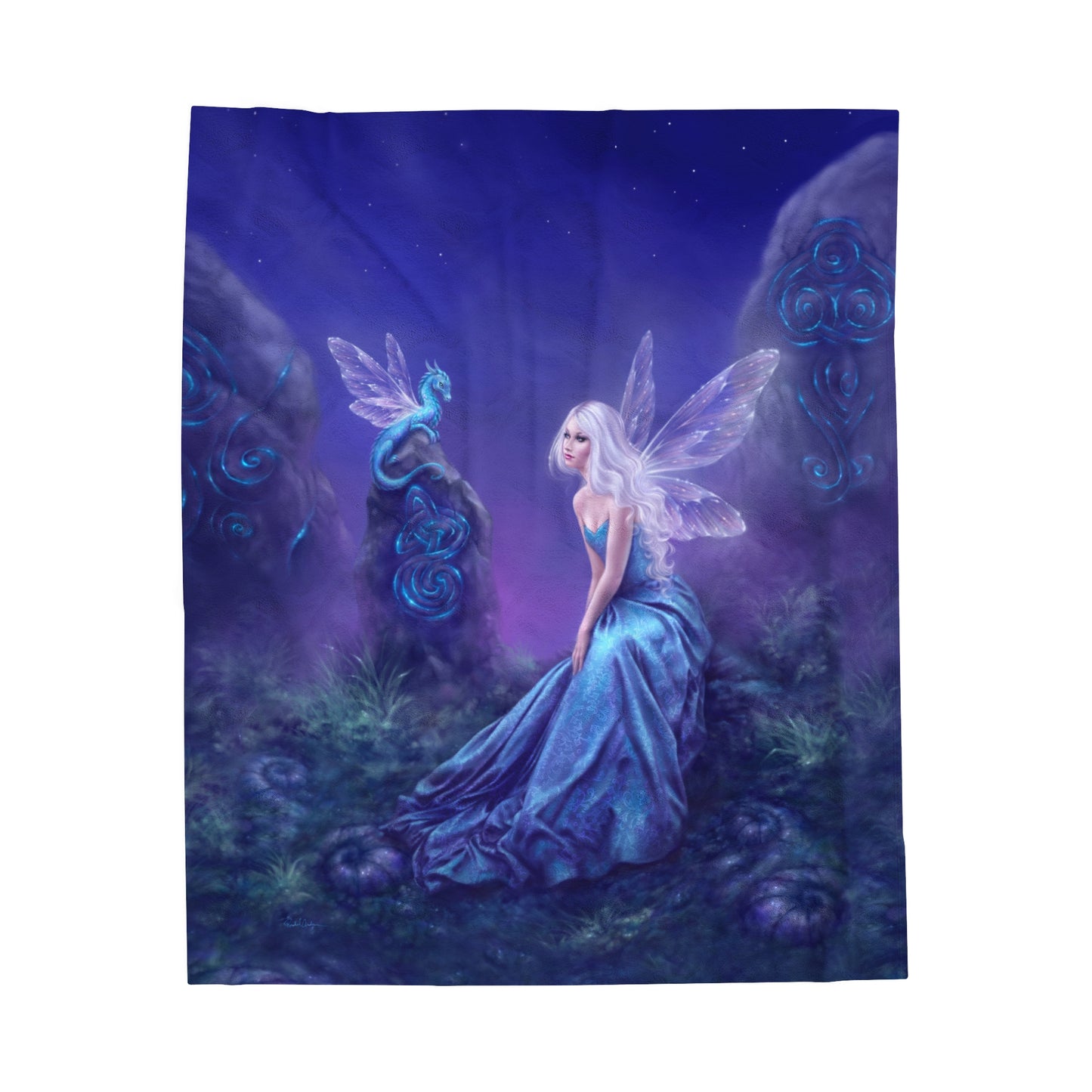 Velveteen Plush Blanket - Luminescent