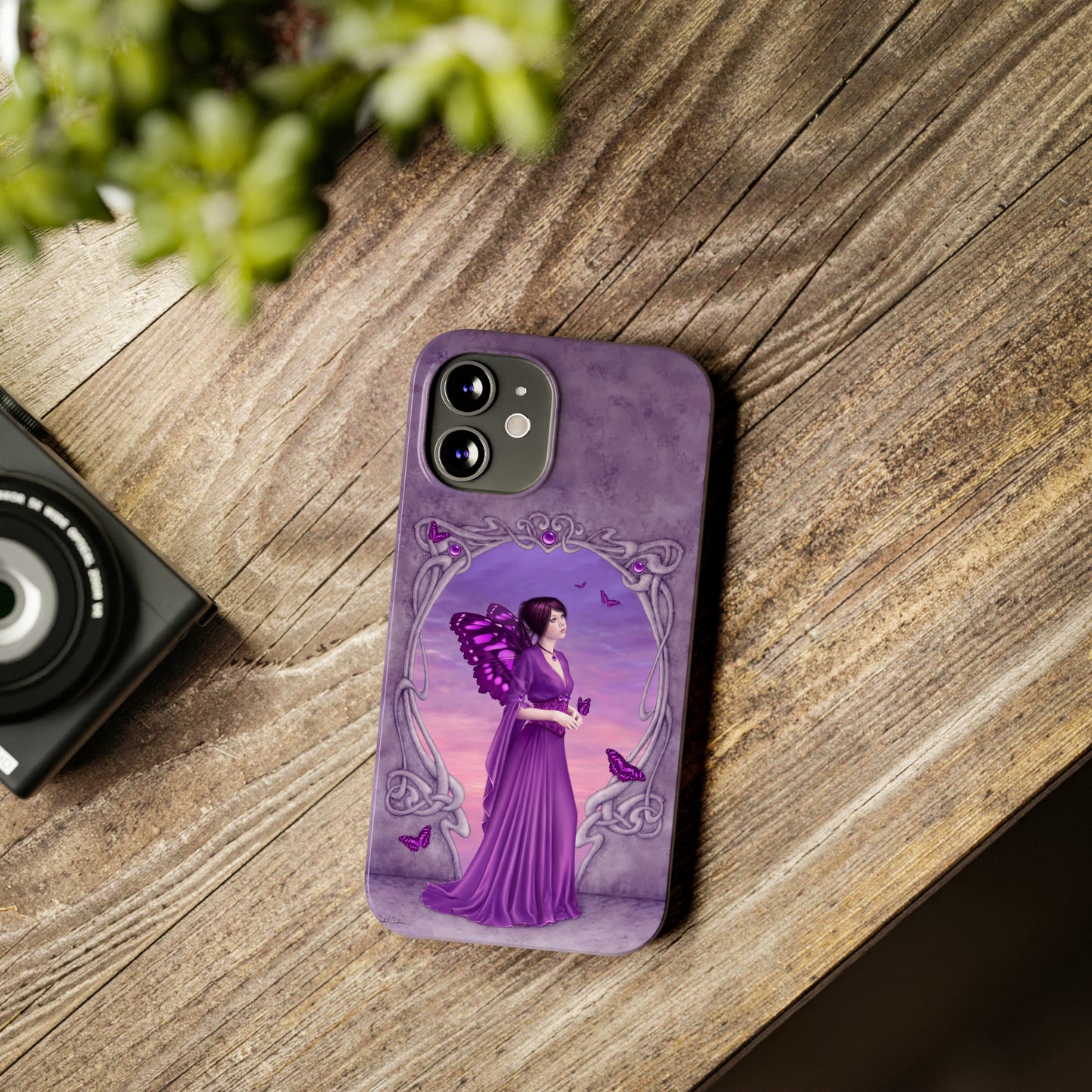 Phone Case - Amethyst Birthstone Fairy
