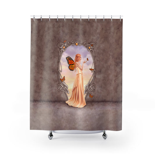 Shower Curtain - Birthstones - Citrine