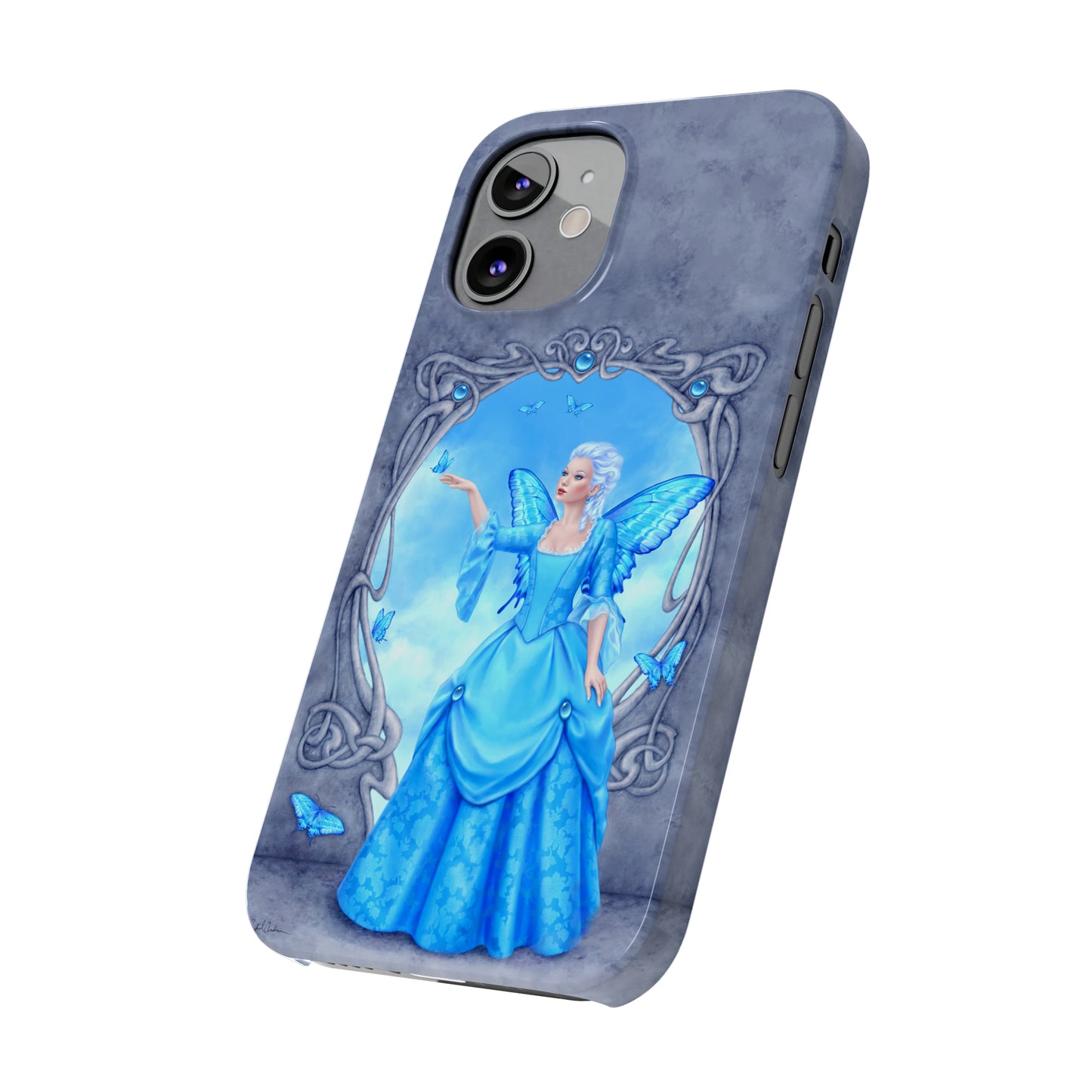 Phone Case - Blue Topaz Birthstone Fairy
