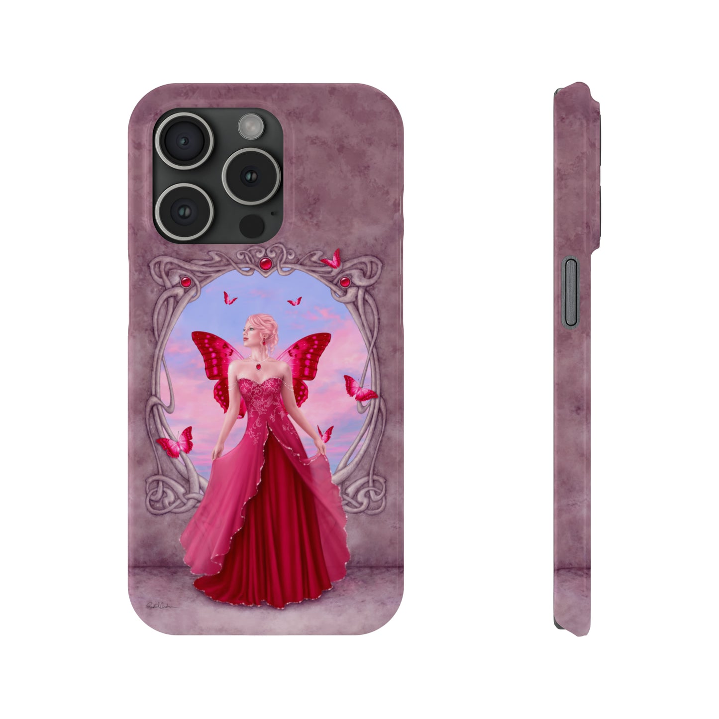 Phone Case - Ruby Birthstone Fairy