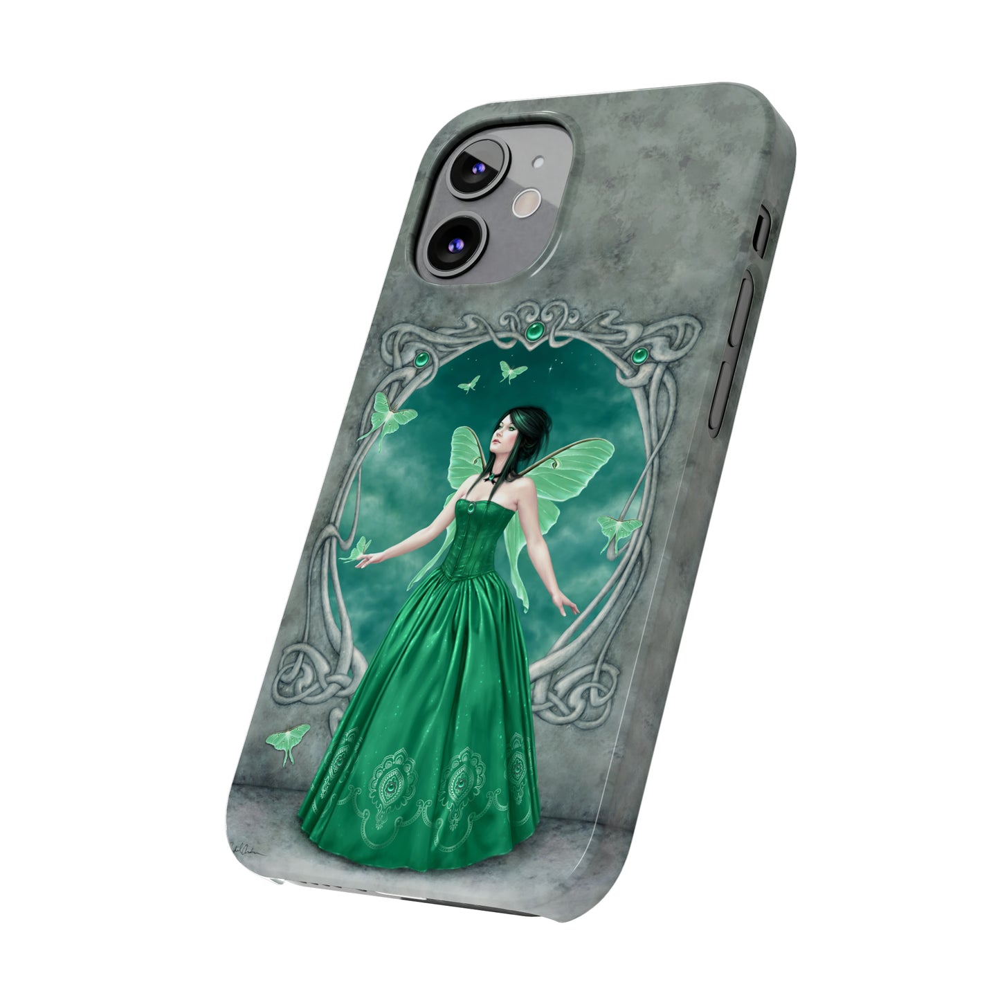 Phone Case - Emerald Birthstone Fairy