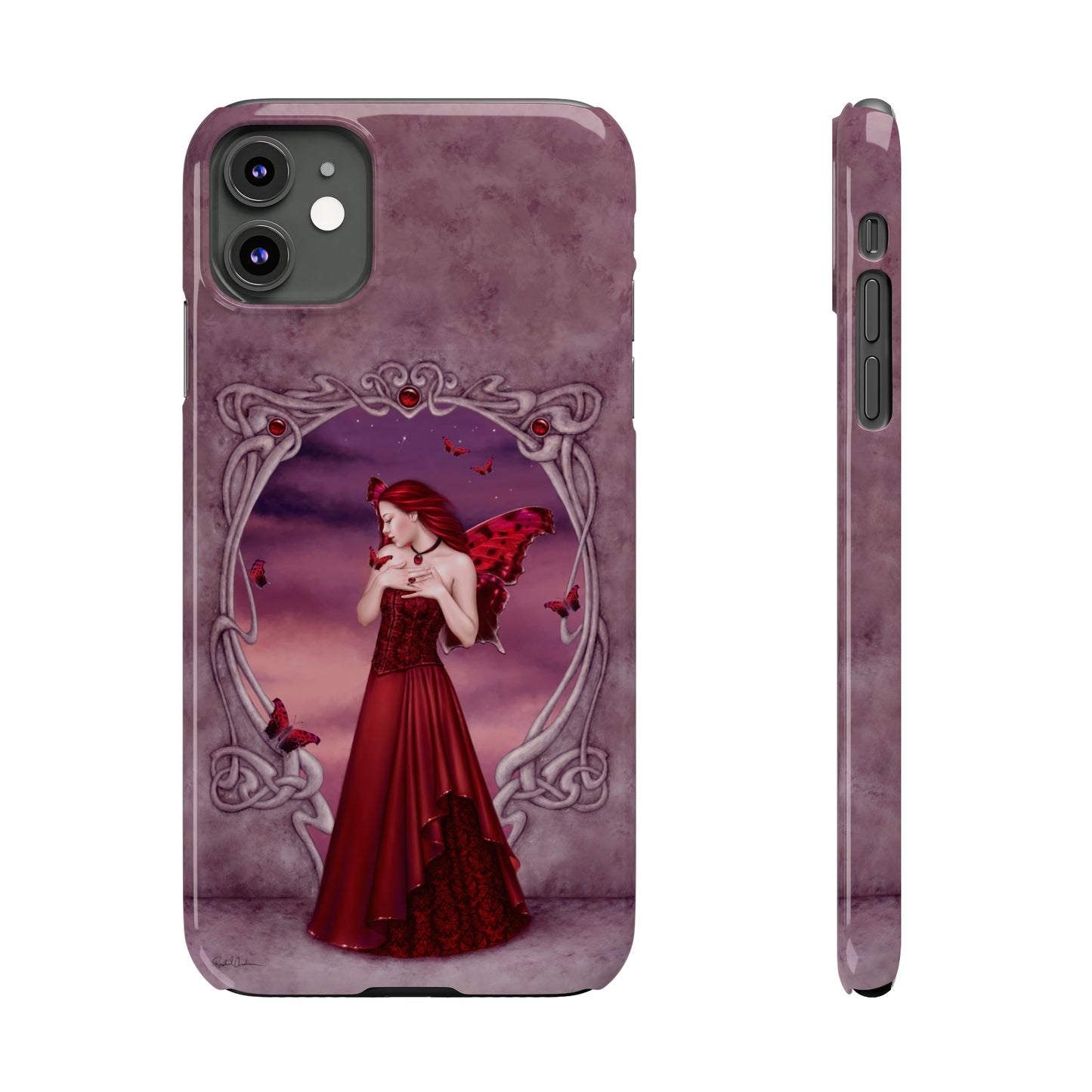 Phone Case - Garnet Birthstone Fairy