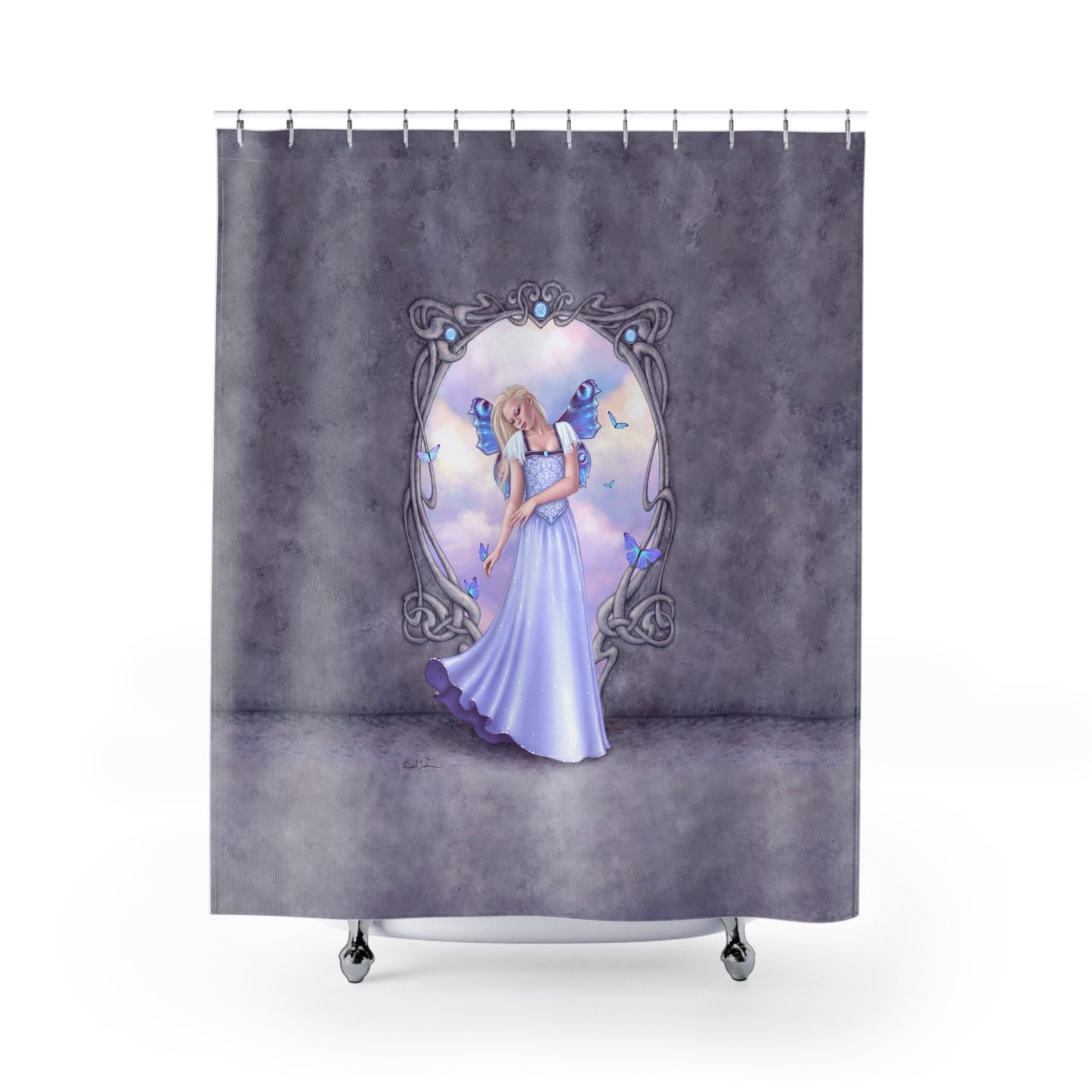 Shower Curtain - Birthstones - Opal