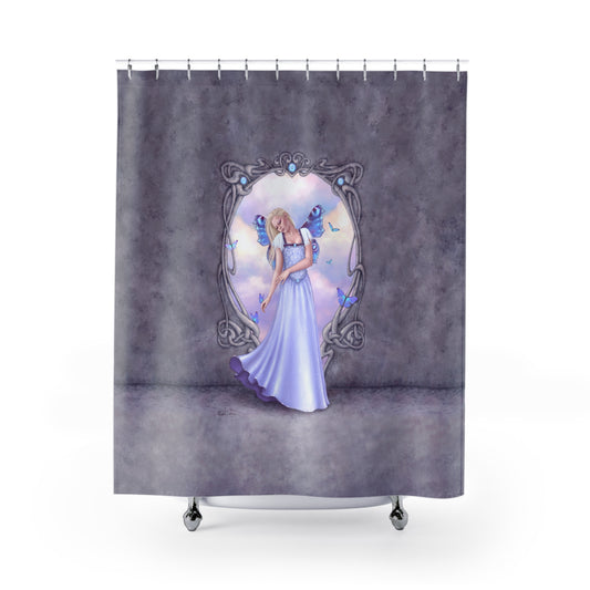 Shower Curtain - Birthstones - Opal