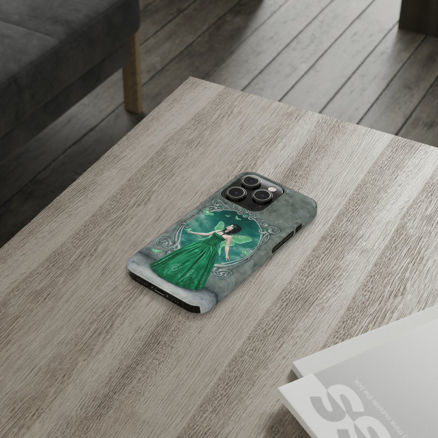 Phone Case - Emerald Birthstone Fairy