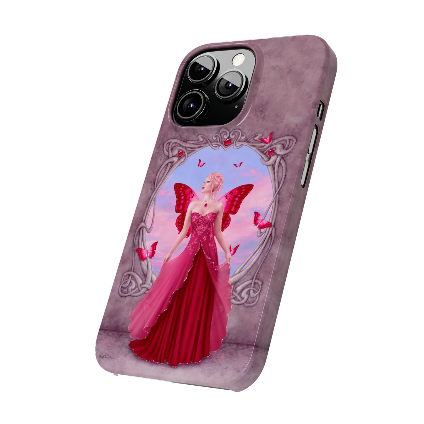 Phone Case - Ruby Birthstone Fairy