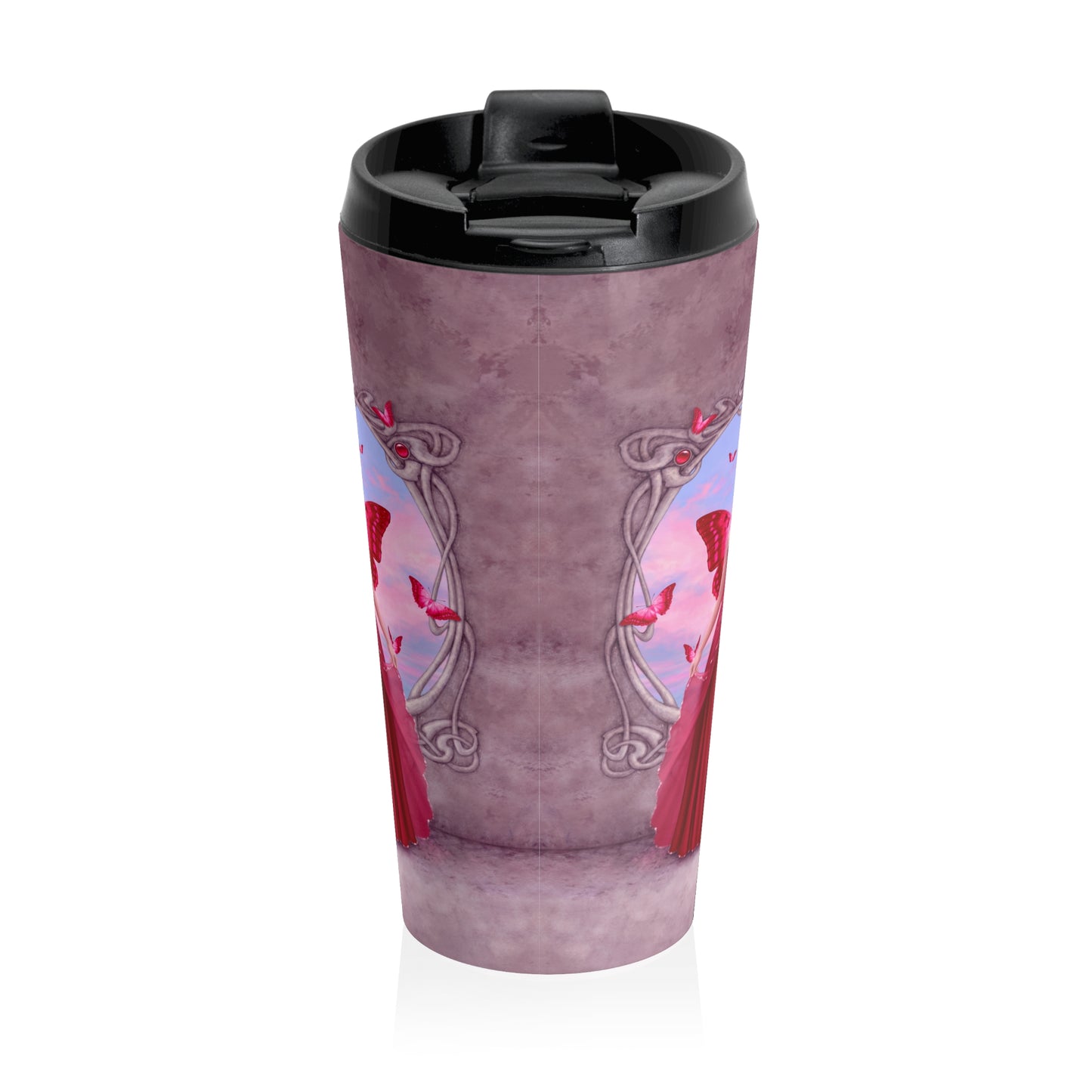 Travel Mug - Birthstones - Ruby