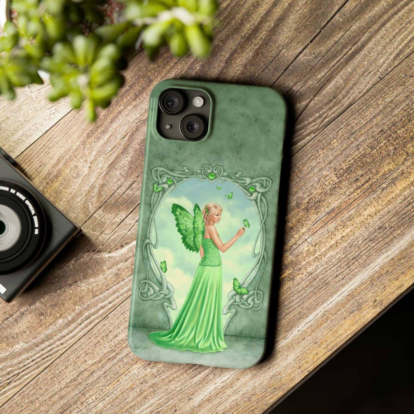 Phone Case - Peridot Birthstone Fairy