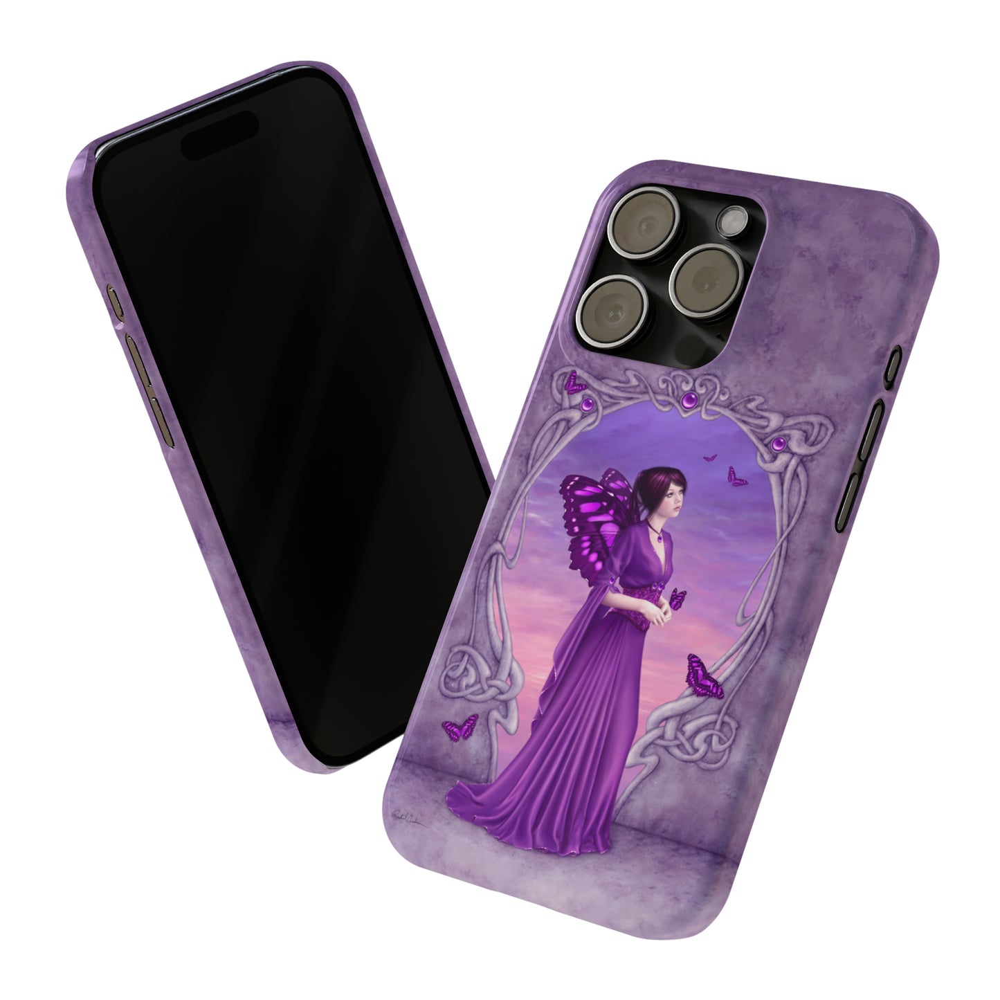 Phone Case - Amethyst Birthstone Fairy