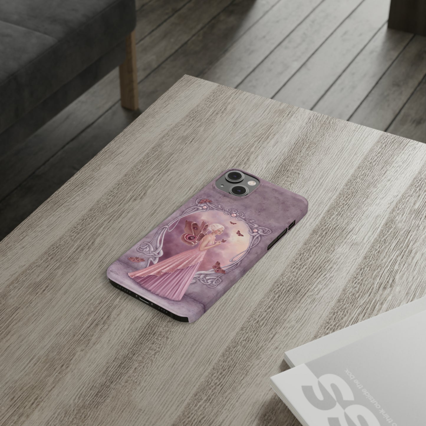 Phone Case - Pearl Birthstone Fairy