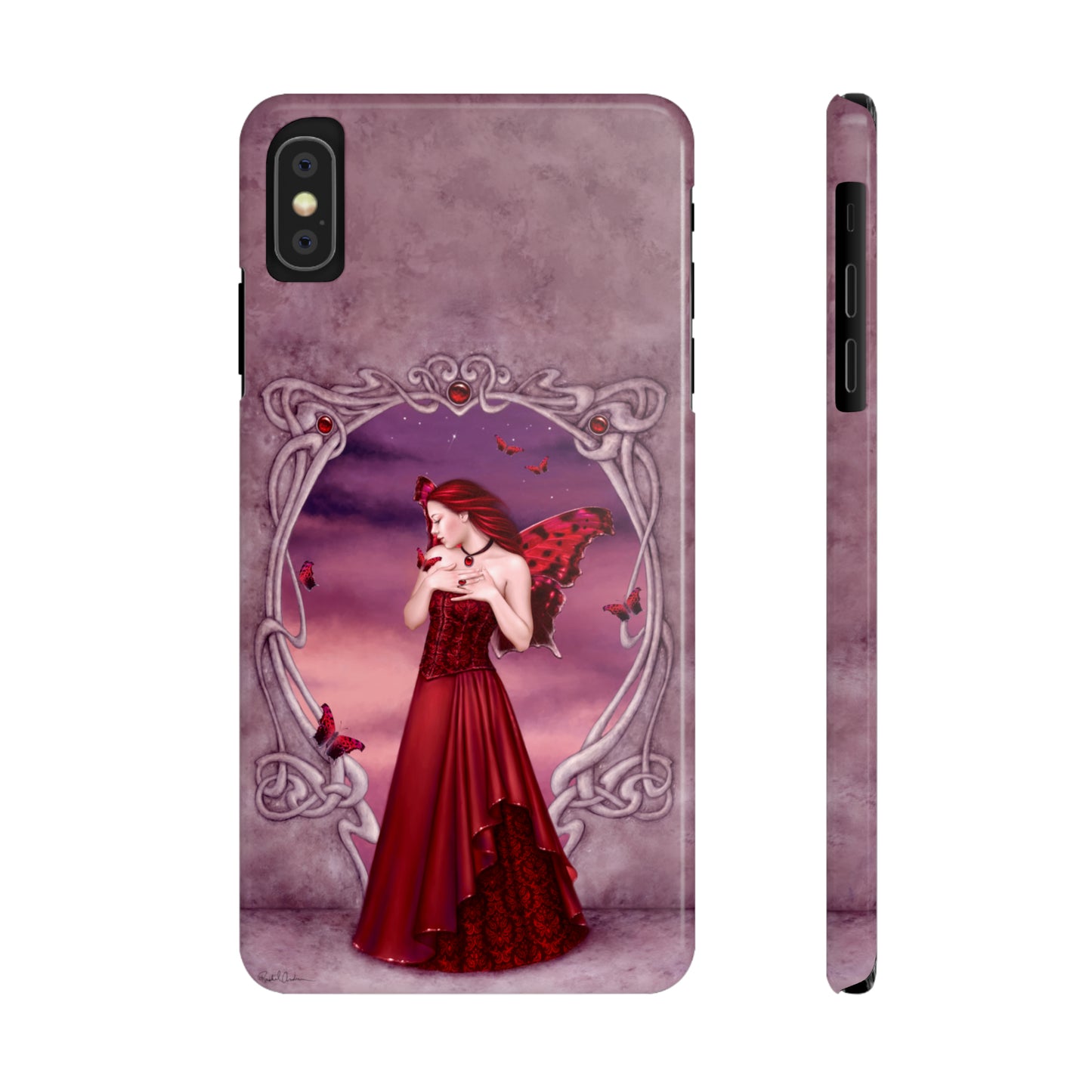 Phone Case - Garnet Birthstone Fairy