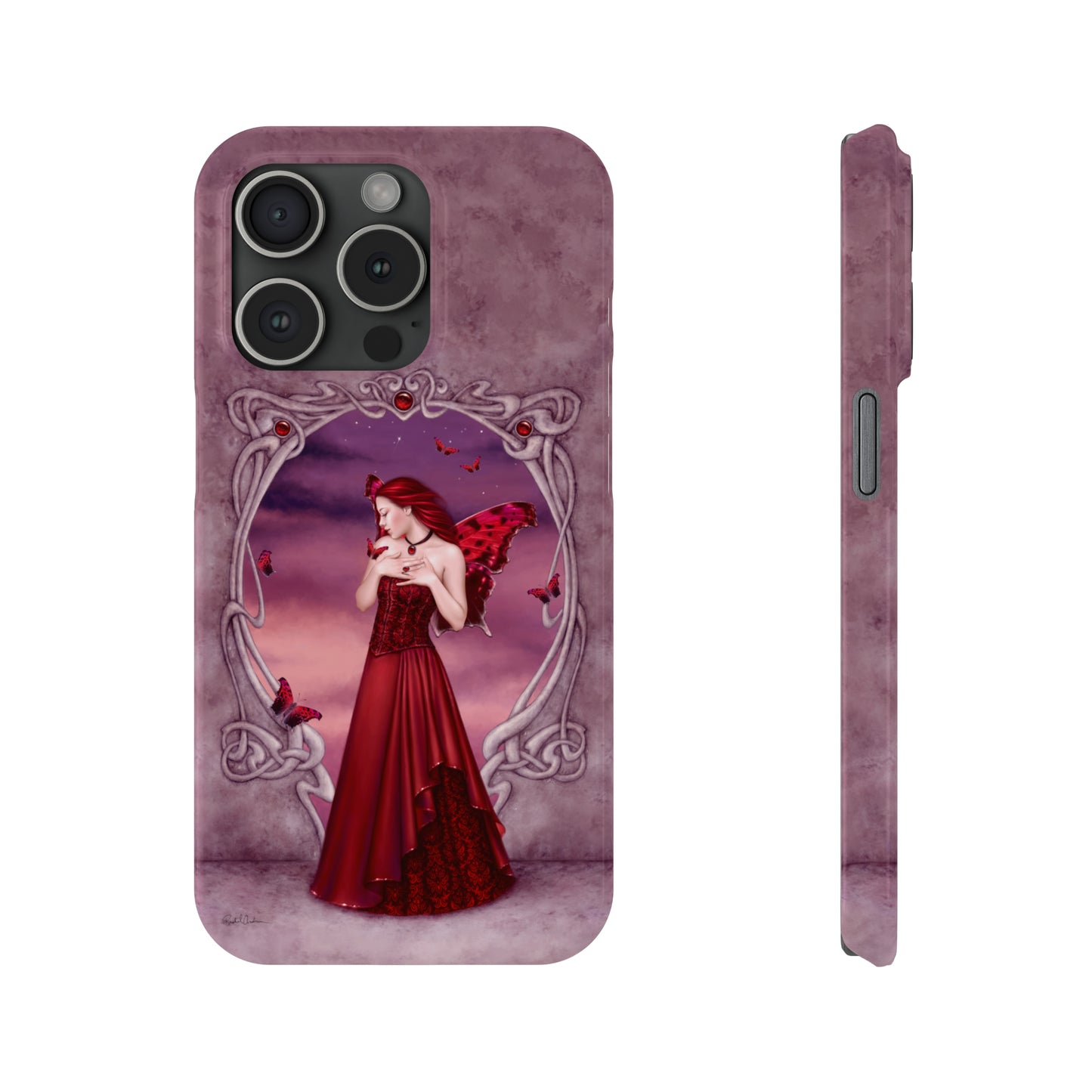 Phone Case - Garnet Birthstone Fairy