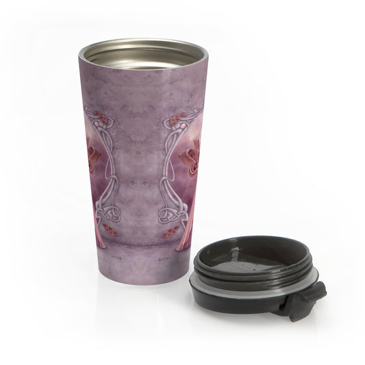 Travel Mug - Birthstones - Pearl