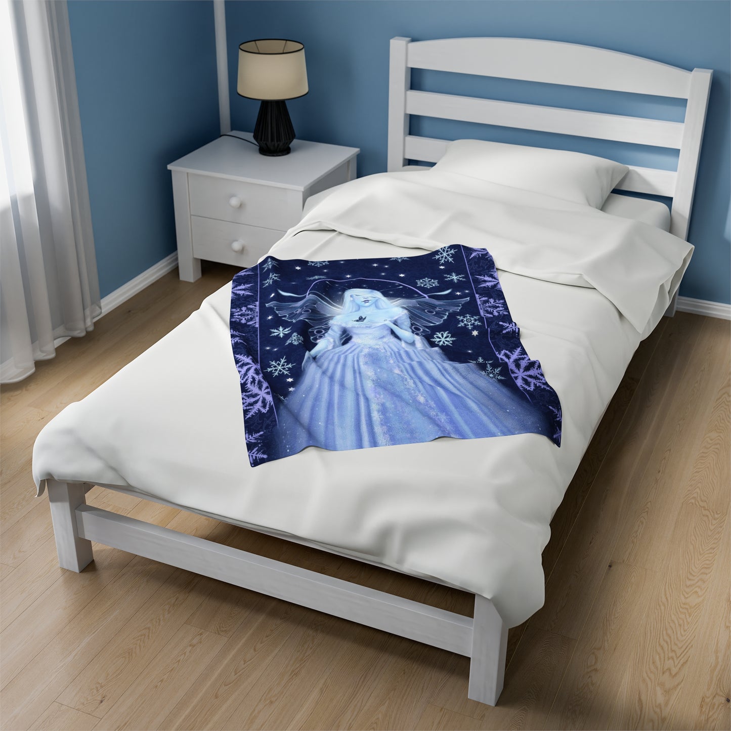 Velveteen Plush Blanket - Snow Fairy