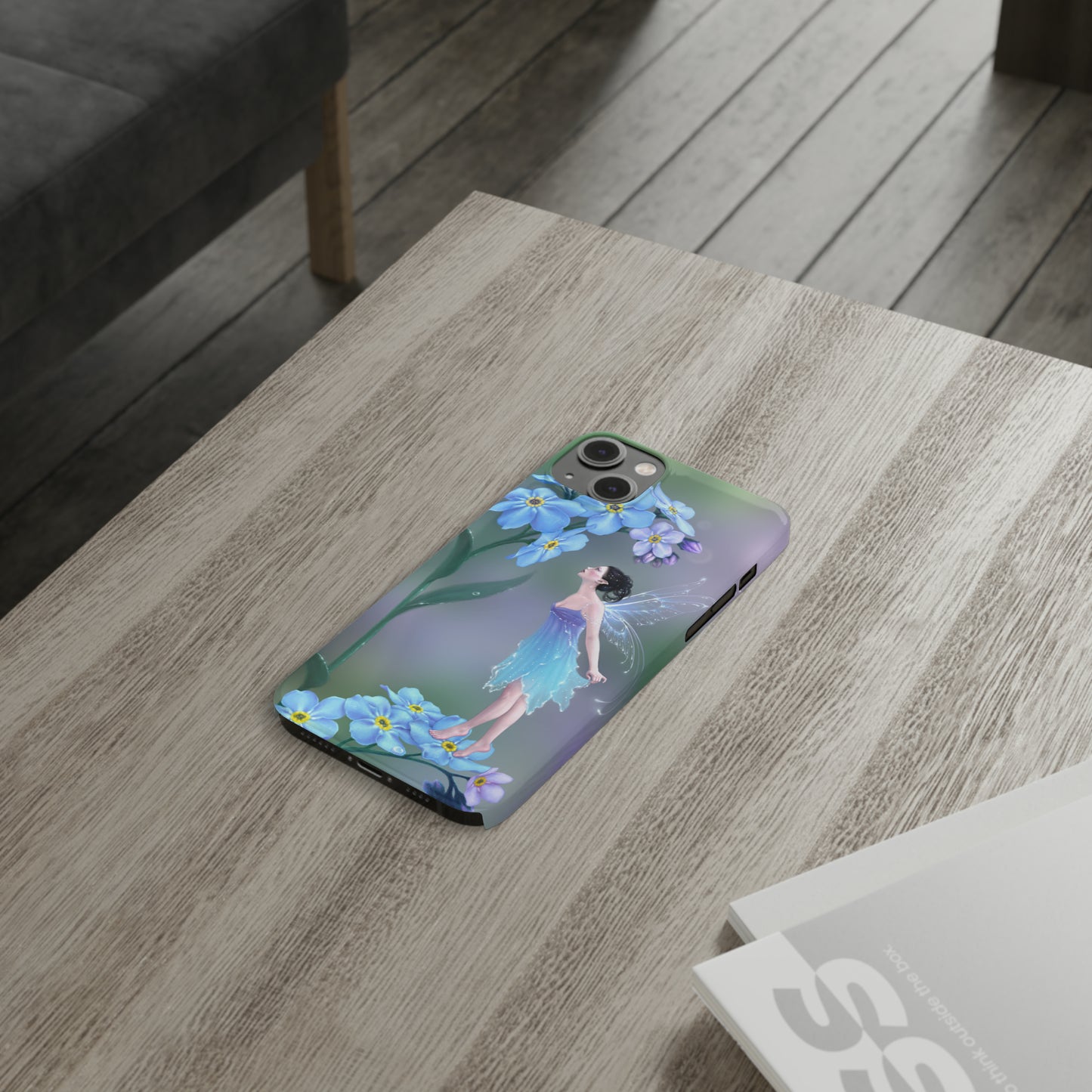 Slim Phone Case - Forget-Me-Not