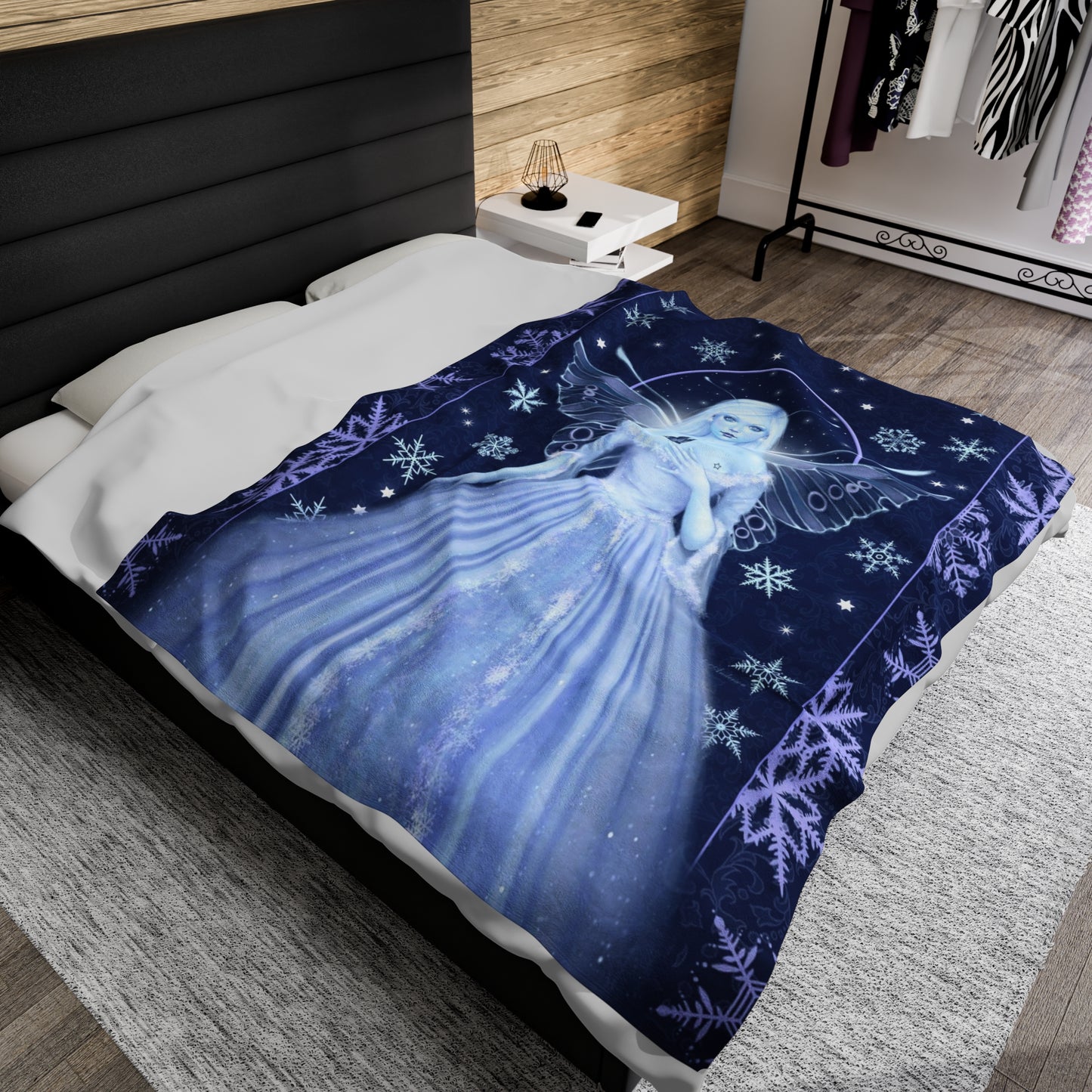 Velveteen Plush Blanket - Snow Fairy