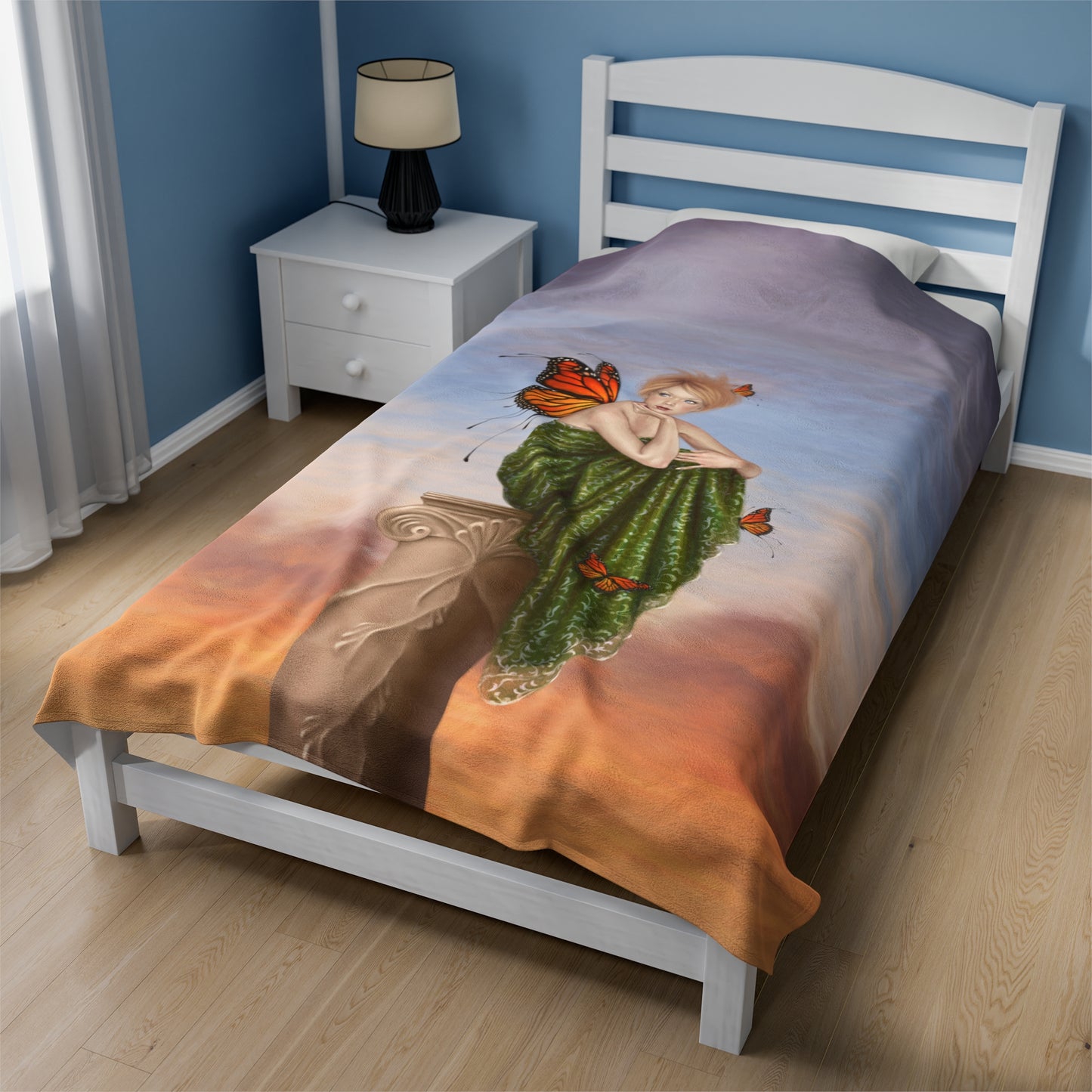 Velveteen Plush Blanket - Sunrise