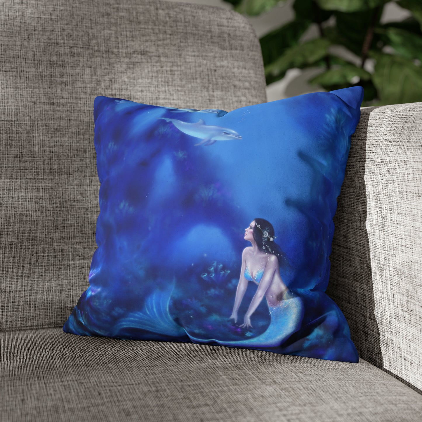 Throw Pillow Cover - Ultramarine