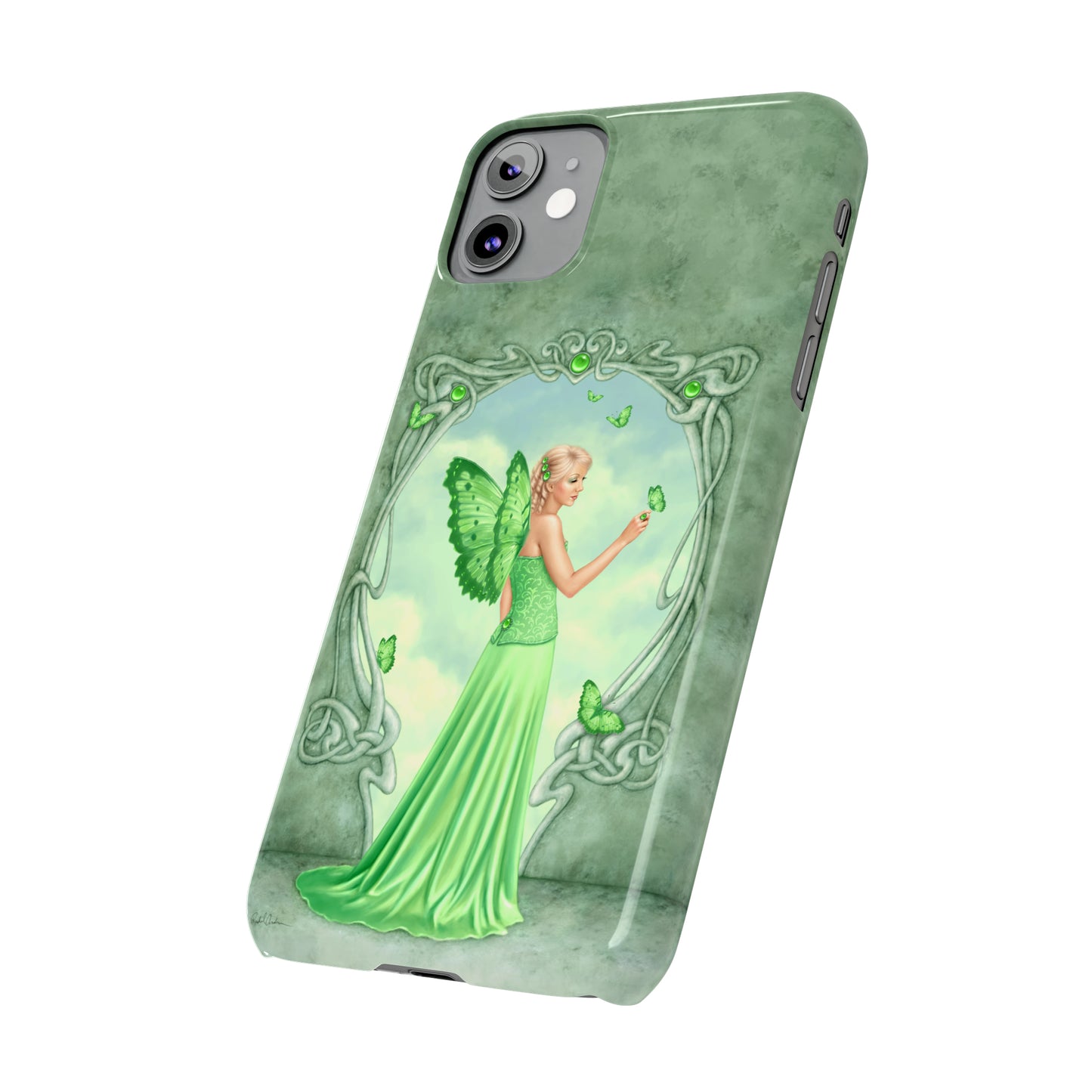 Phone Case - Peridot Birthstone Fairy