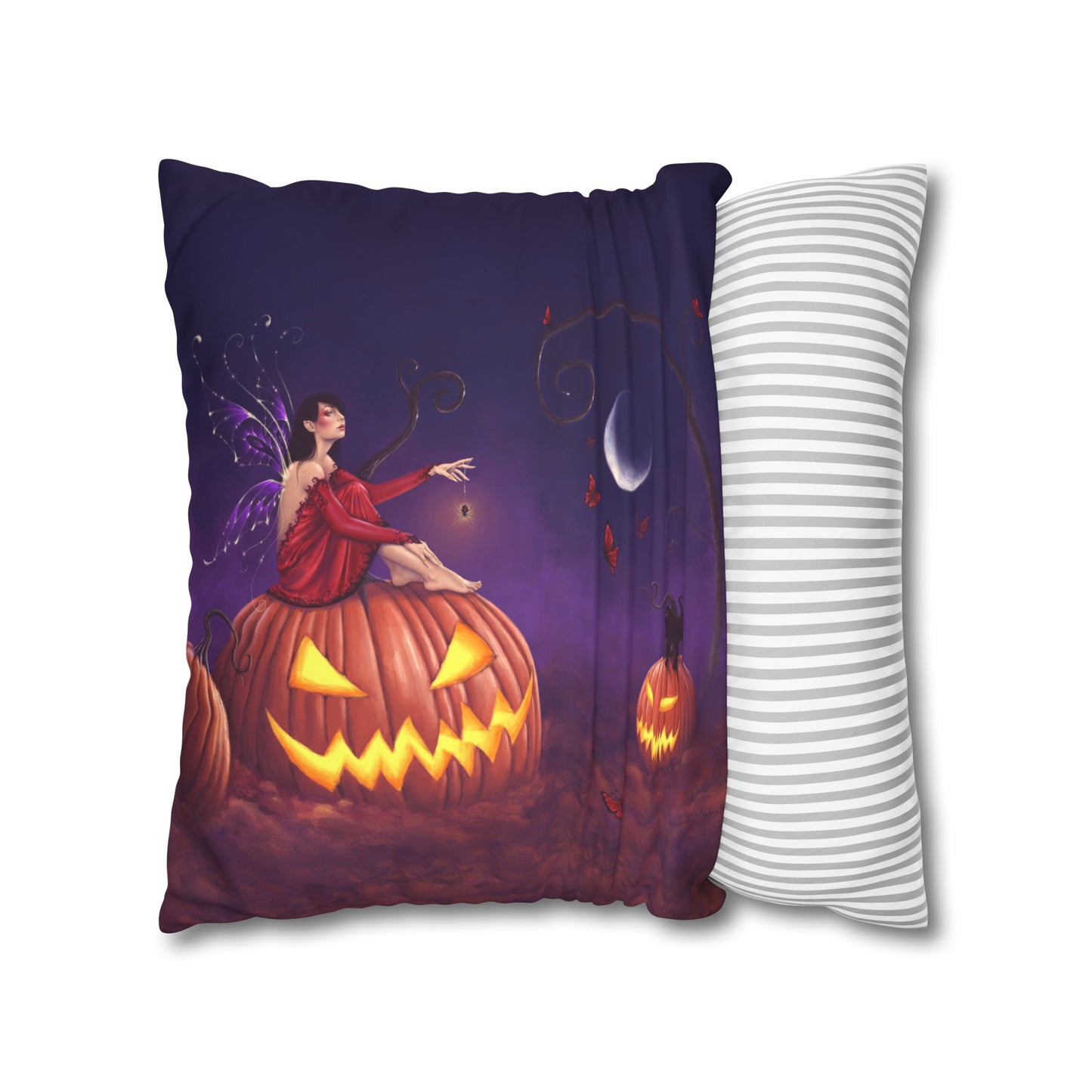 Throw Pillow Cover - Pumpkin Pixie