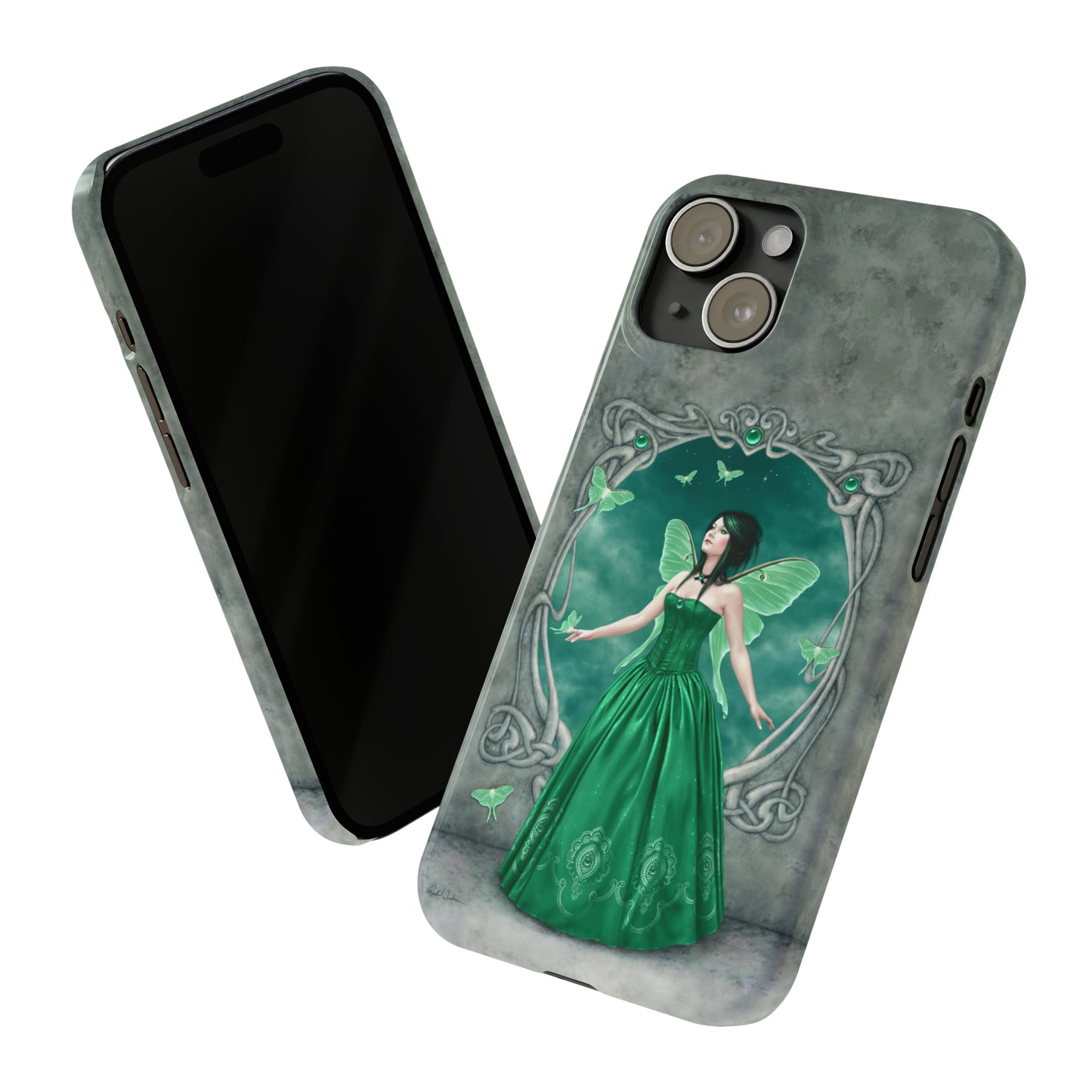 Phone Case - Emerald Birthstone Fairy