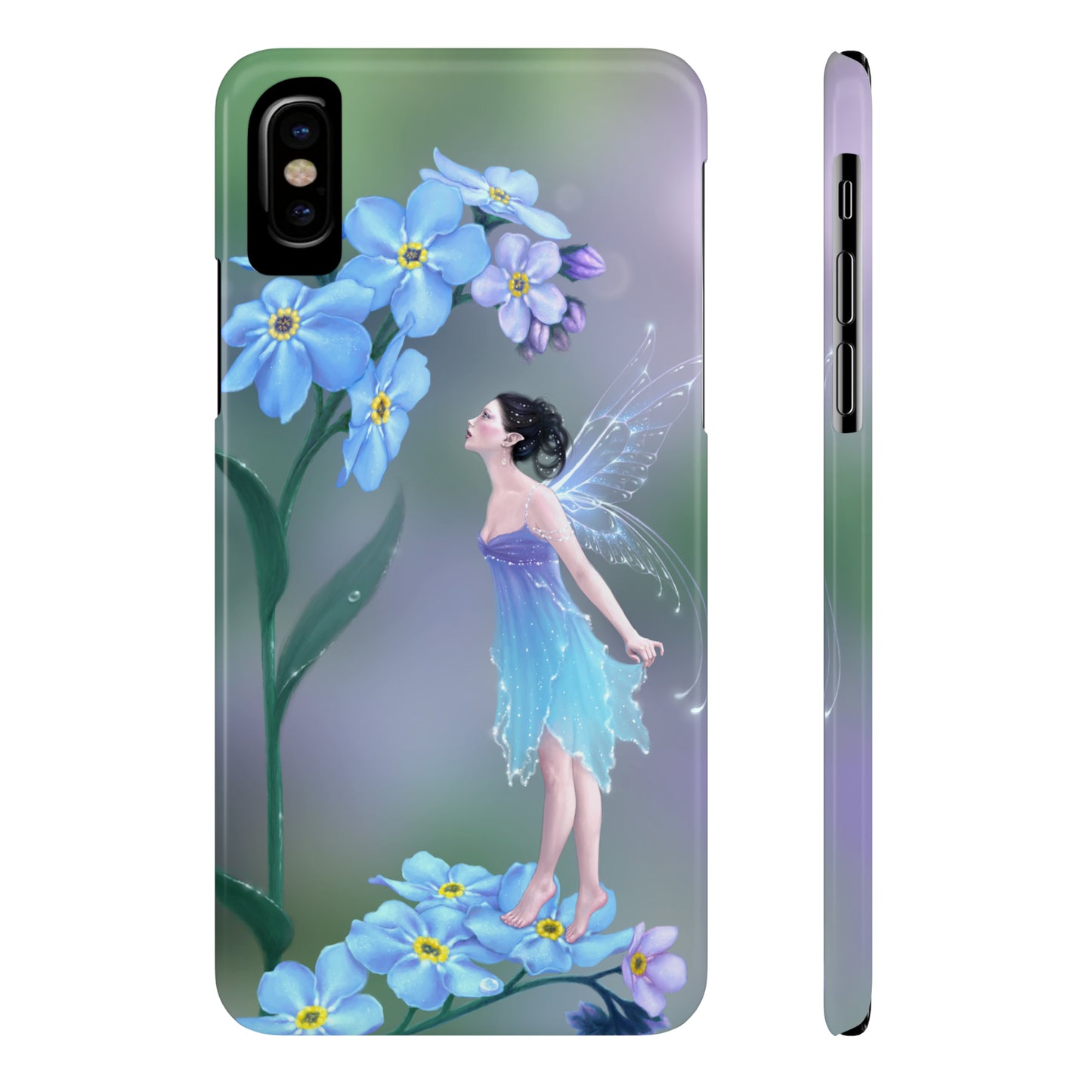 Slim Phone Case - Forget-Me-Not