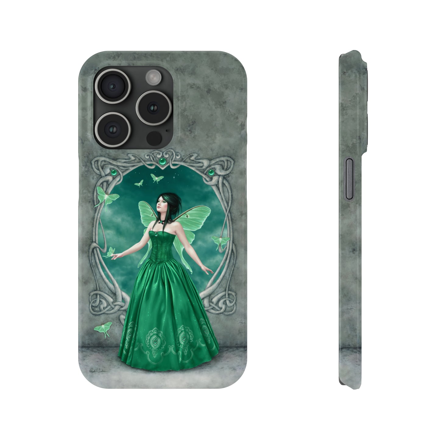 Phone Case - Emerald Birthstone Fairy