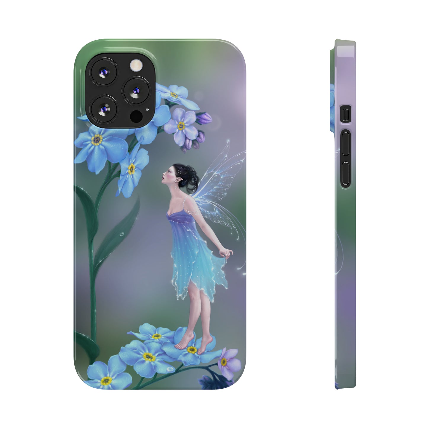 Slim Phone Case - Forget-Me-Not