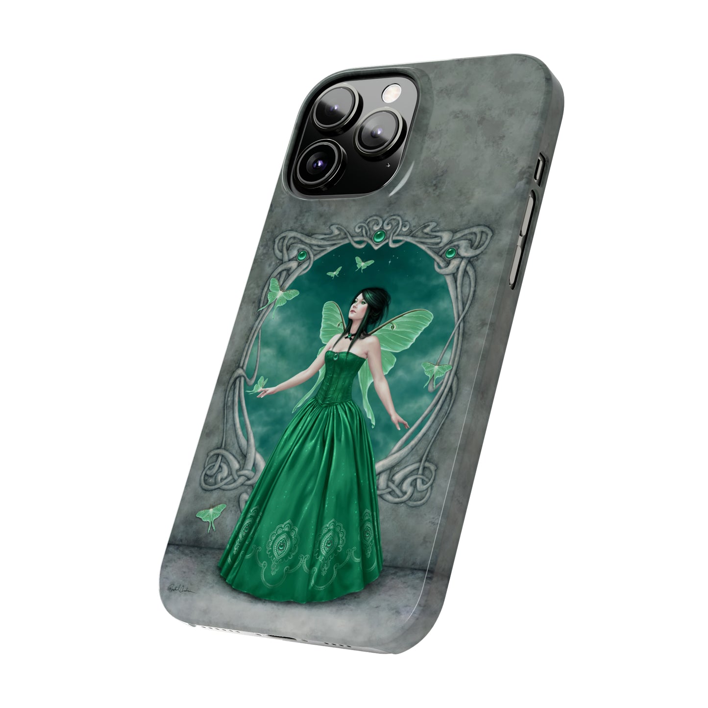 Phone Case - Emerald Birthstone Fairy
