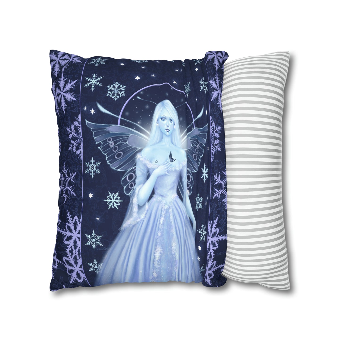 Throw Pillow Cover - Snow Fairy