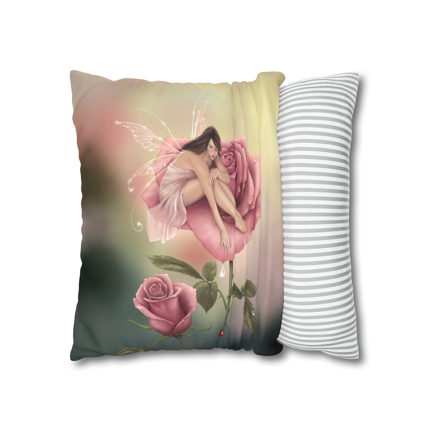 Throw Pillow Cover - Rose