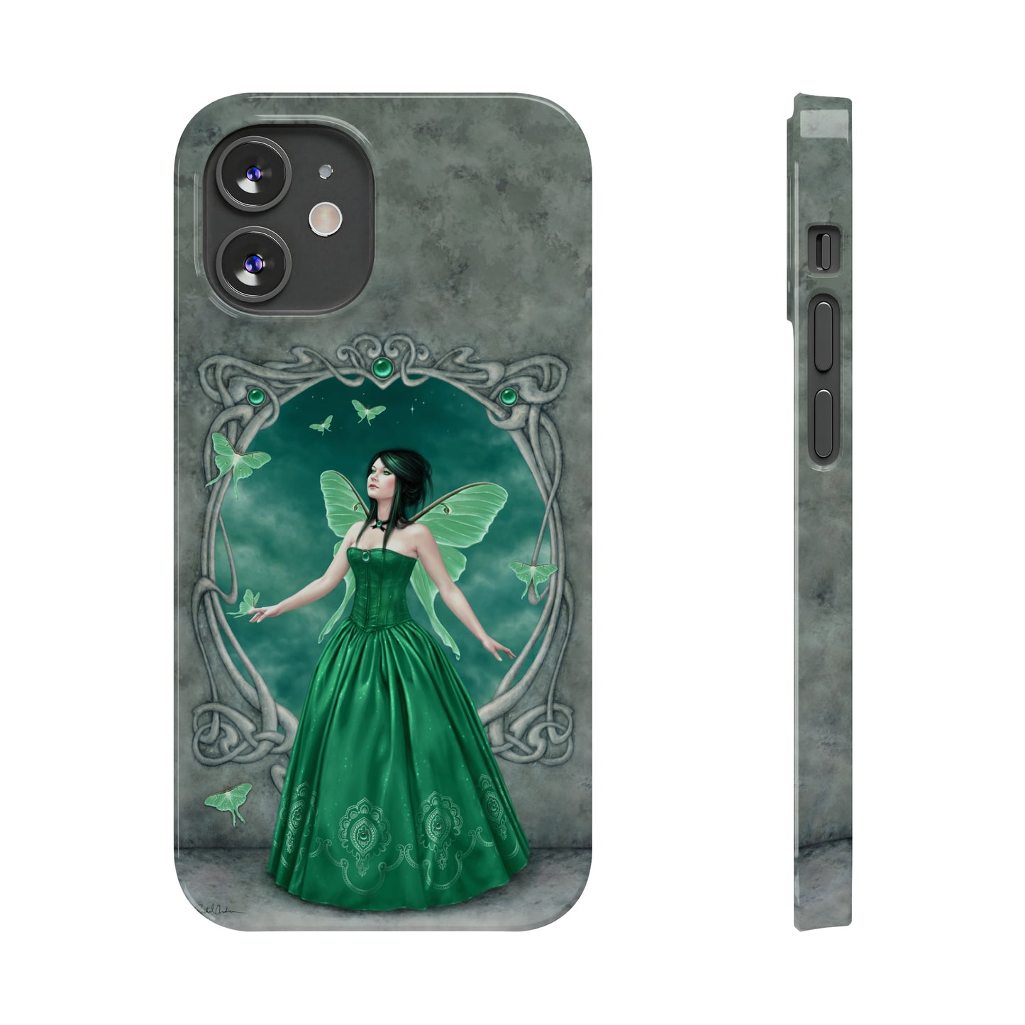 Phone Case - Emerald Birthstone Fairy