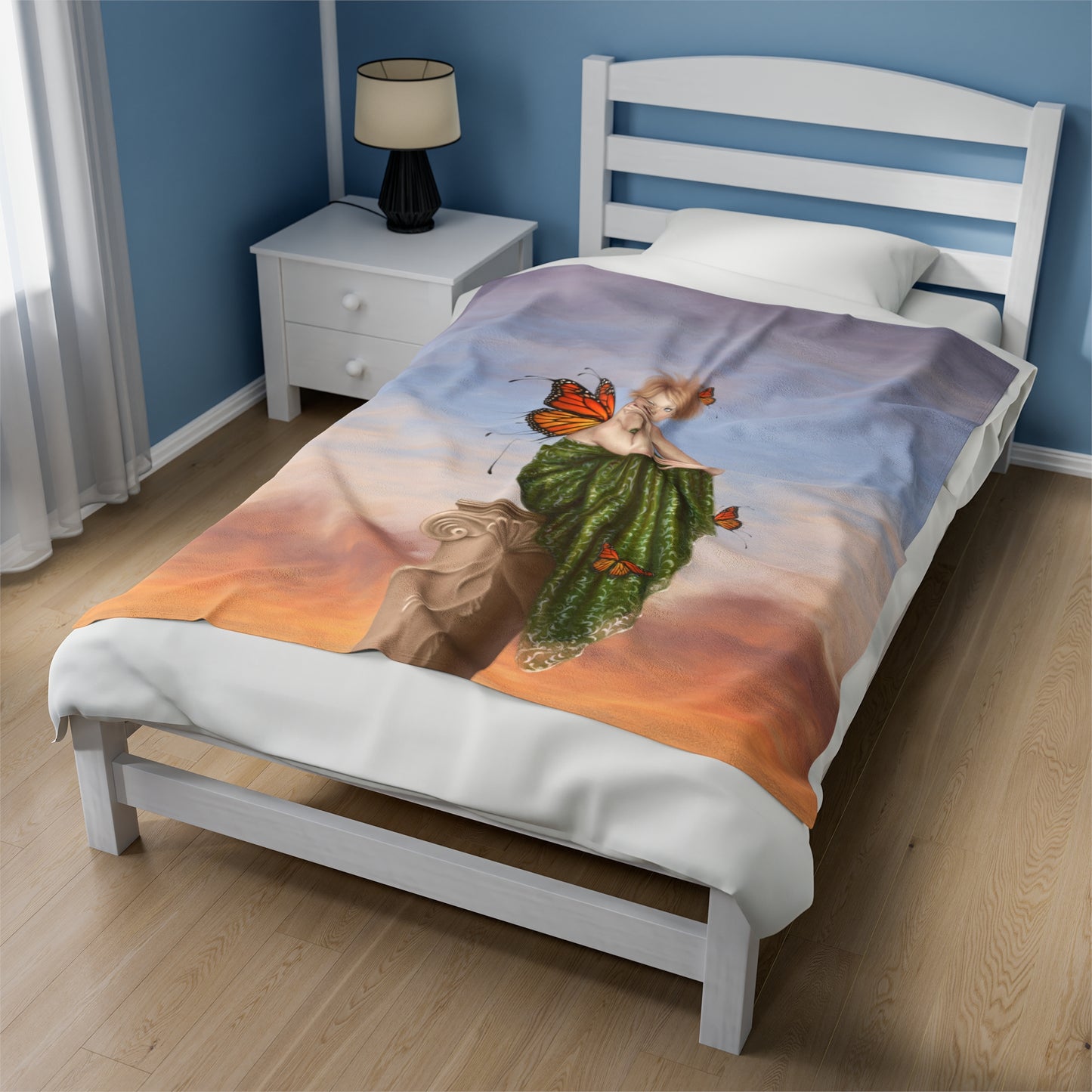 Velveteen Plush Blanket - Sunrise