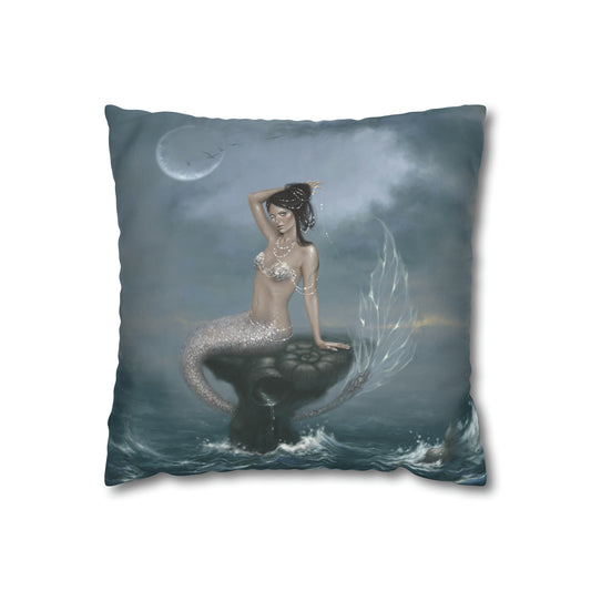 Throw Pillow Cover - Moon Tide