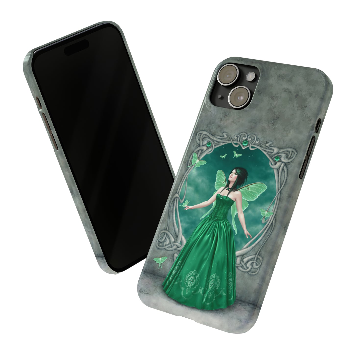 Phone Case - Emerald Birthstone Fairy