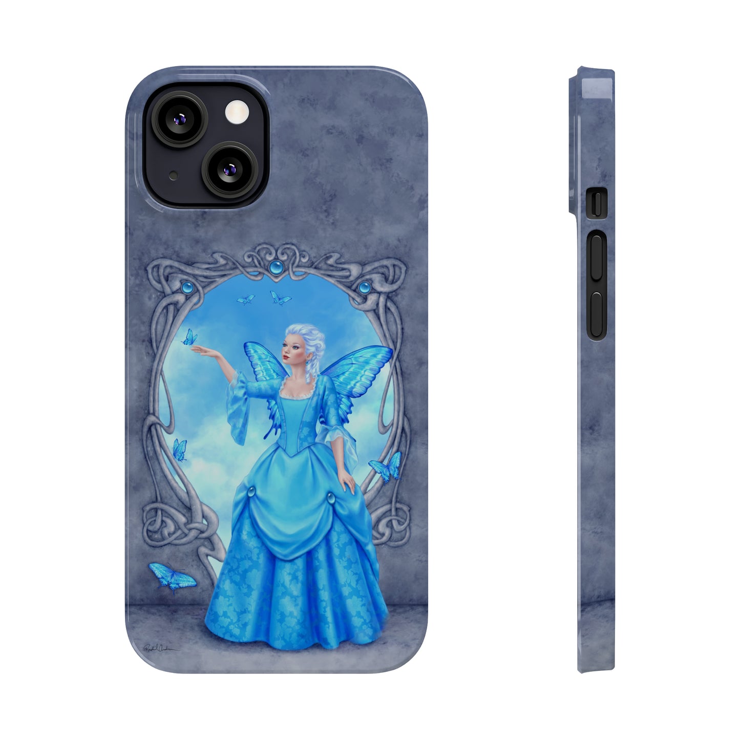Phone Case - Blue Topaz Birthstone Fairy