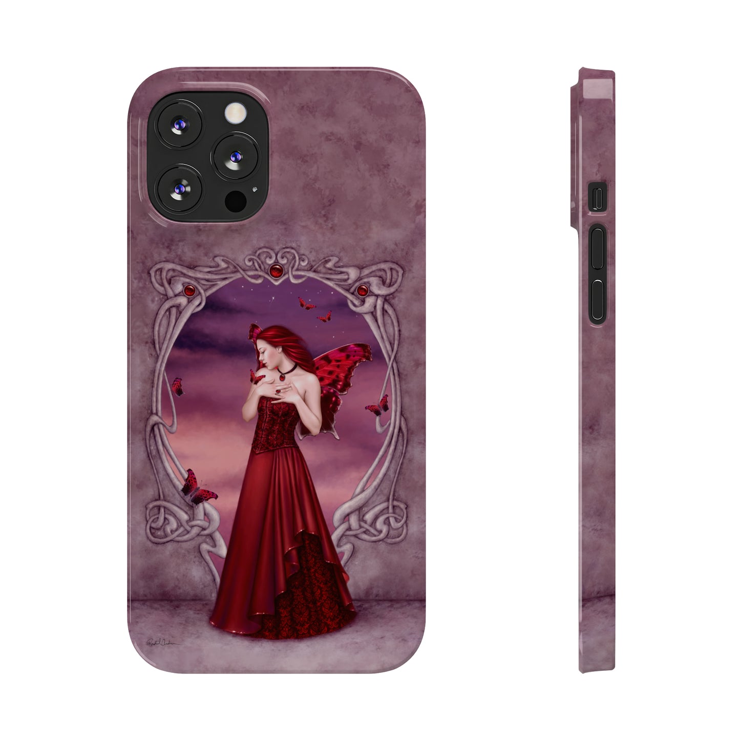 Phone Case - Garnet Birthstone Fairy