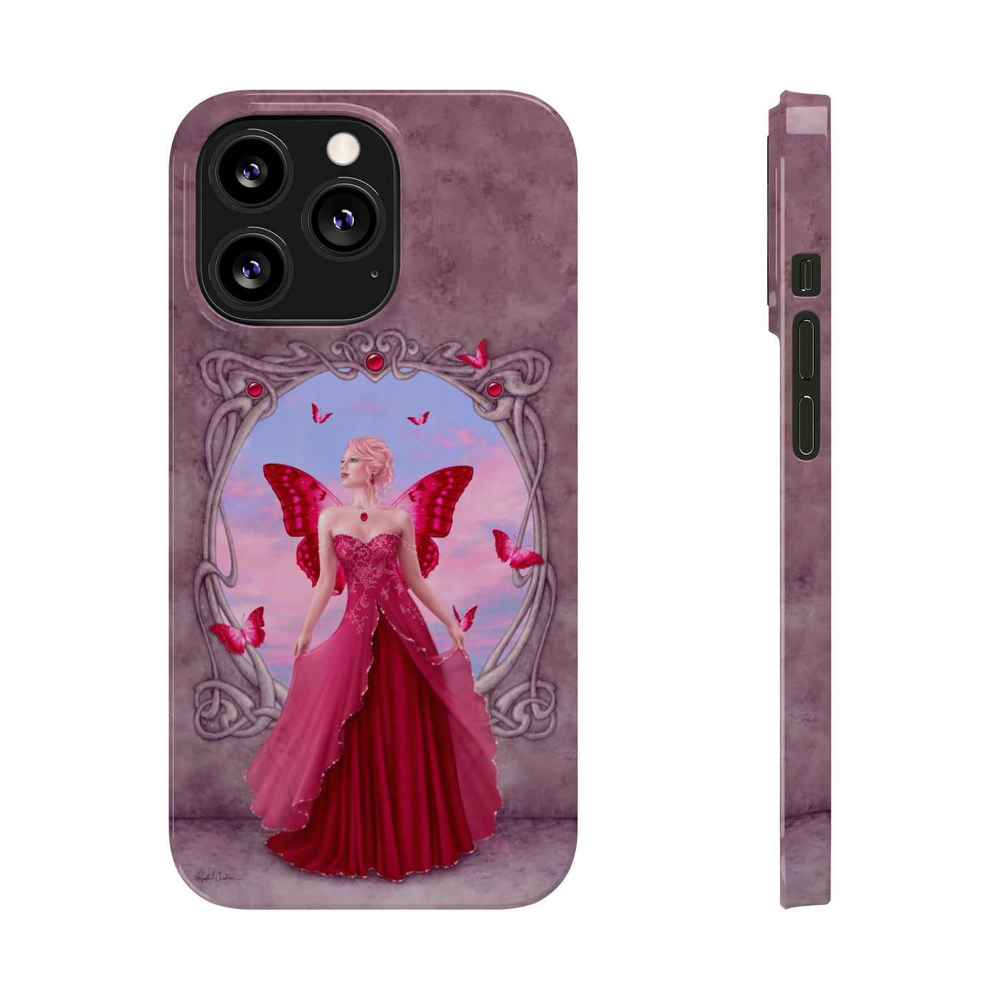 Phone Case - Ruby Birthstone Fairy